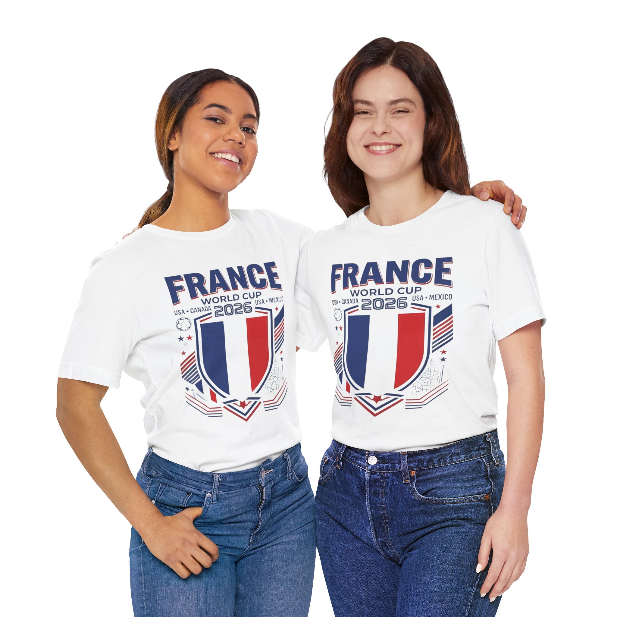 France World Cup 2026 Tee | France Football Crest, USA Canada Mexico