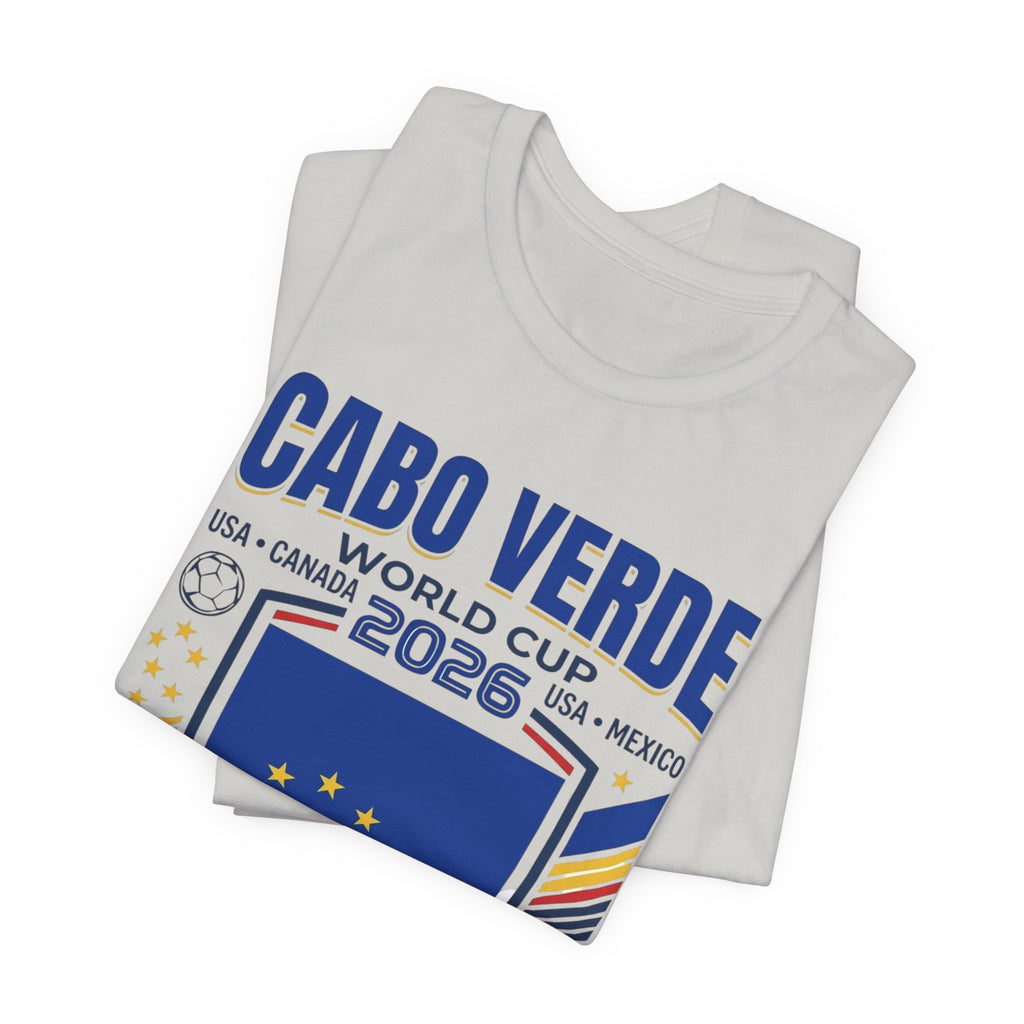 Camiseta de la Copa del Mundo 2026 de Cabo Verde | Escudo de Fútbol de Cabo Verde, EE. UU. Canadá México