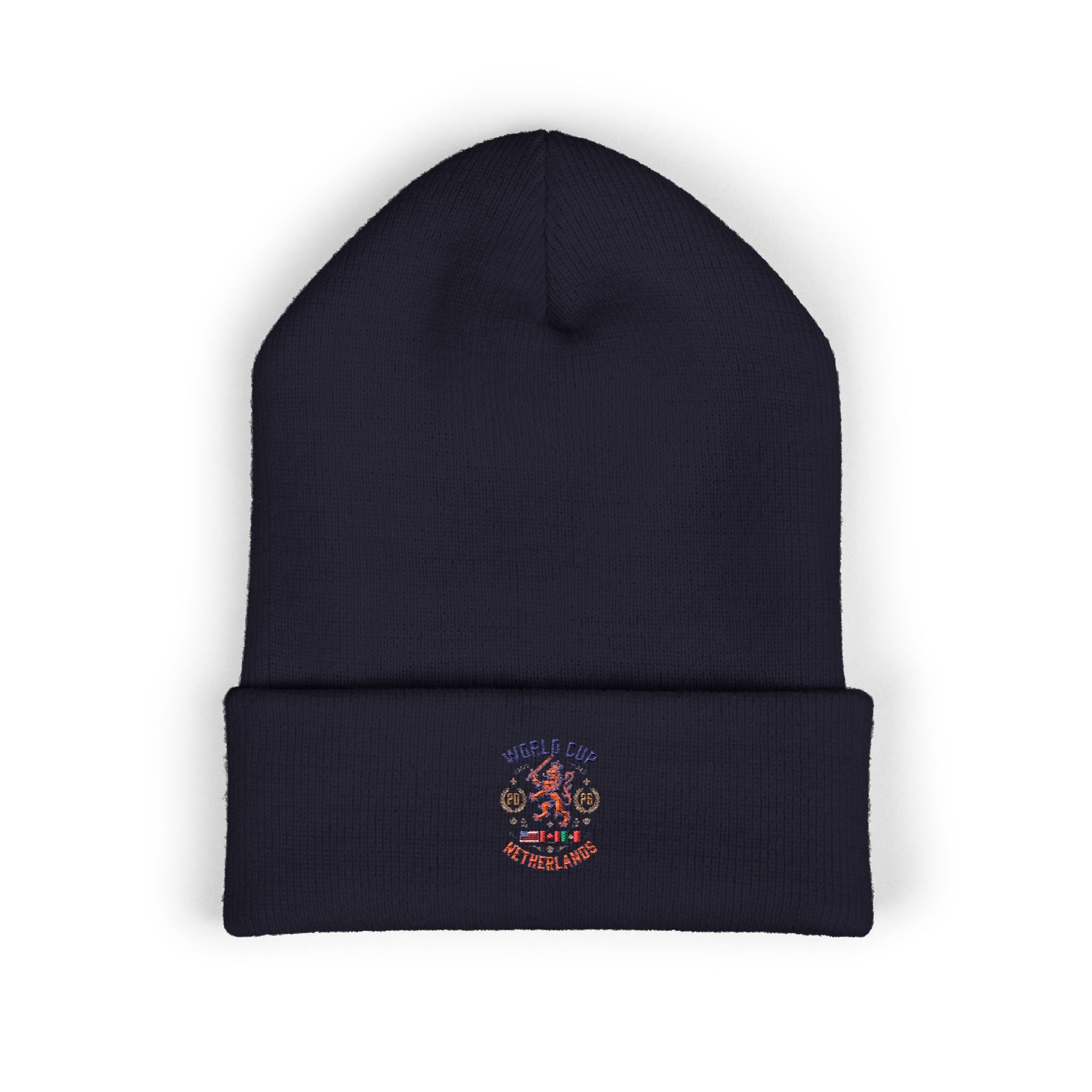 Netherlands World Cup Embroidered Cuffed Beanie