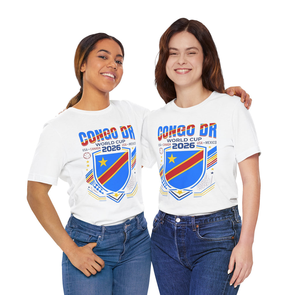 DR Congo World Cup 2026 Tee | DR Congo Football Crest, USA Canada Mexico