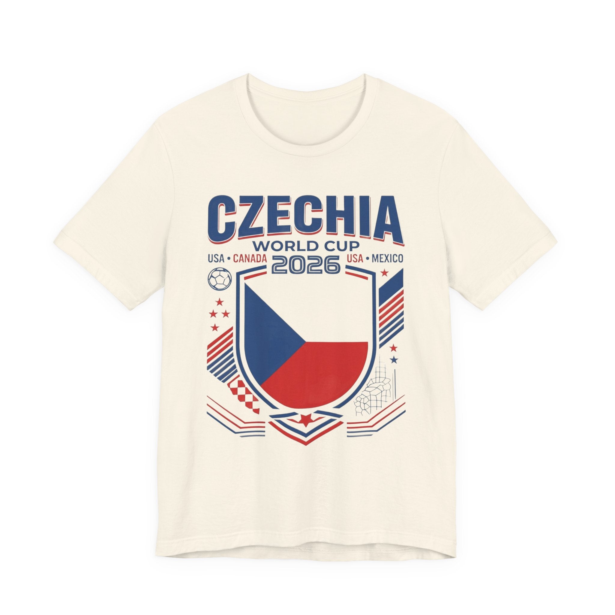 Czech Republic World Cup 2026 Tee | Czech Republic Football Crest, USA Canada Mexico