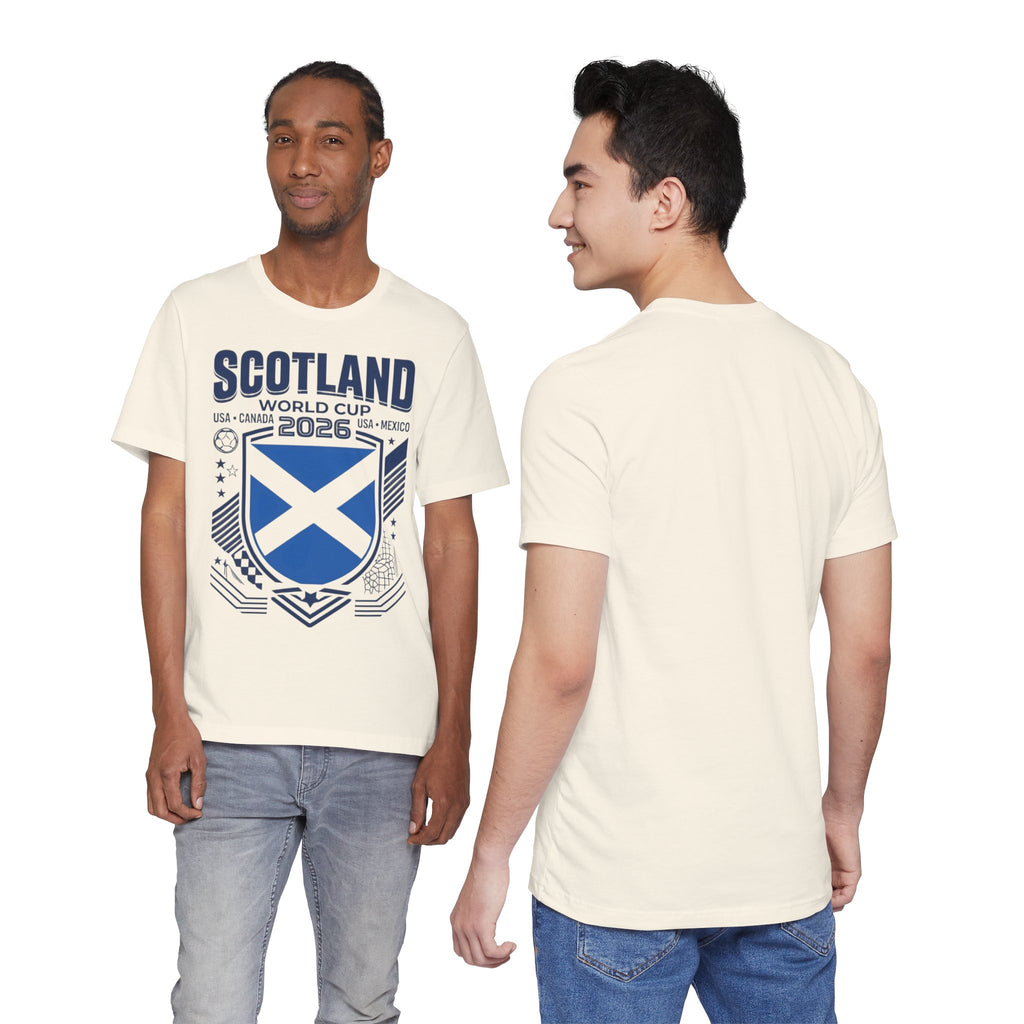 Camiseta Escocia Mundial 2026 | Escudo de la Selección de Fútbol de Escocia, EE. UU., Canadá, México