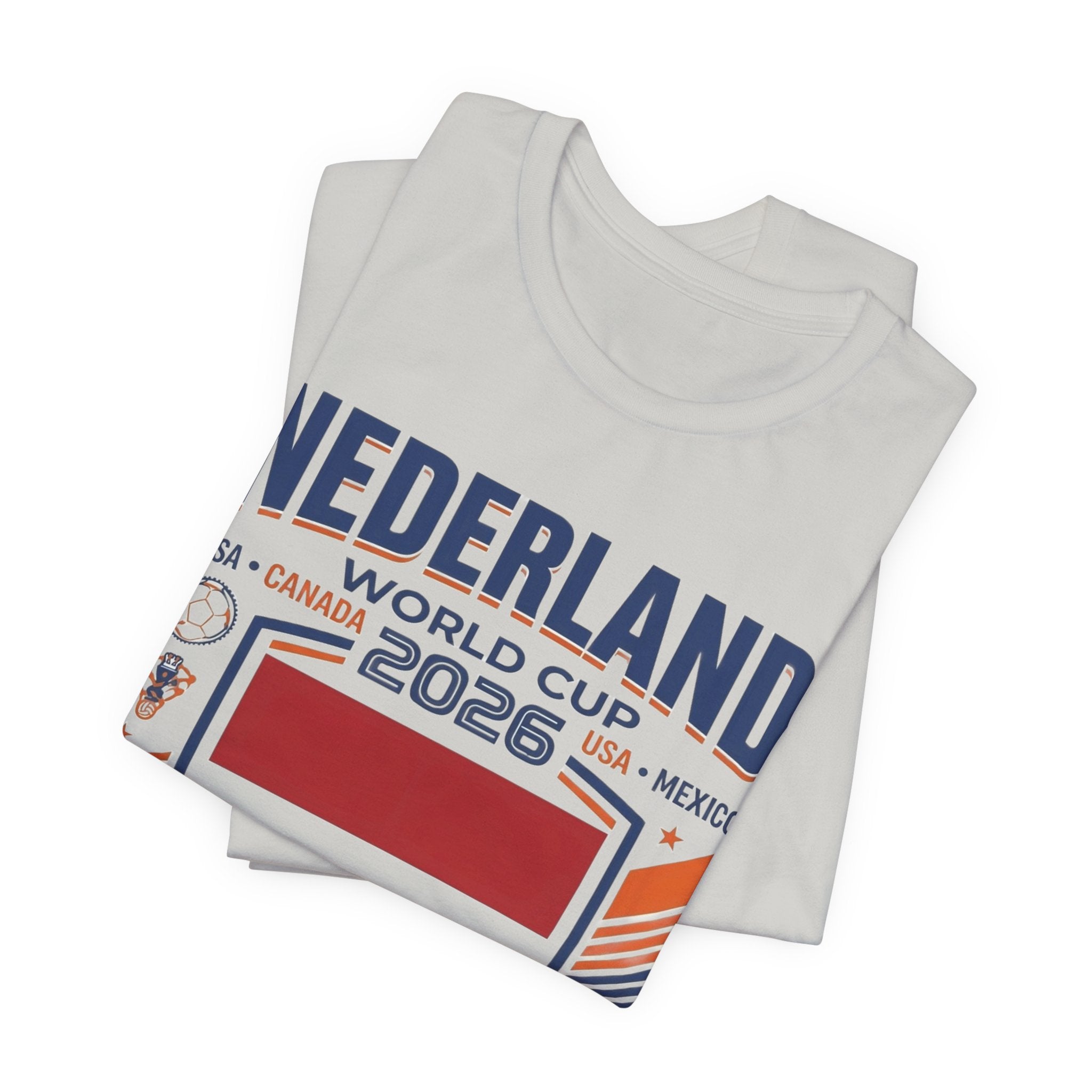 Camiseta de Holanda Mundial 2026 | Escudo de fútbol de Holanda, EE. UU., Canadá, México
