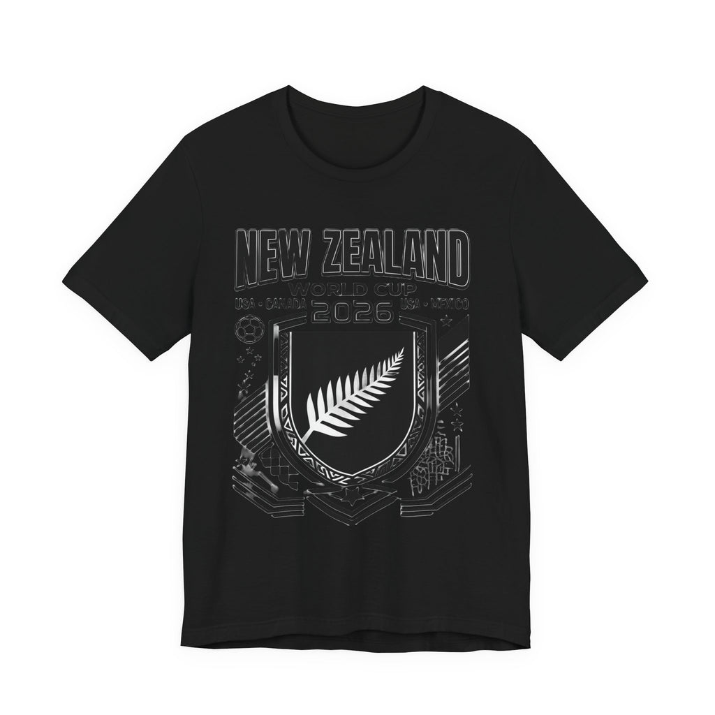 Camiseta Nueva Zelanda Mundial 2026 | Escudo de Fútbol de Nueva Zelanda, EE. UU. Canadá México