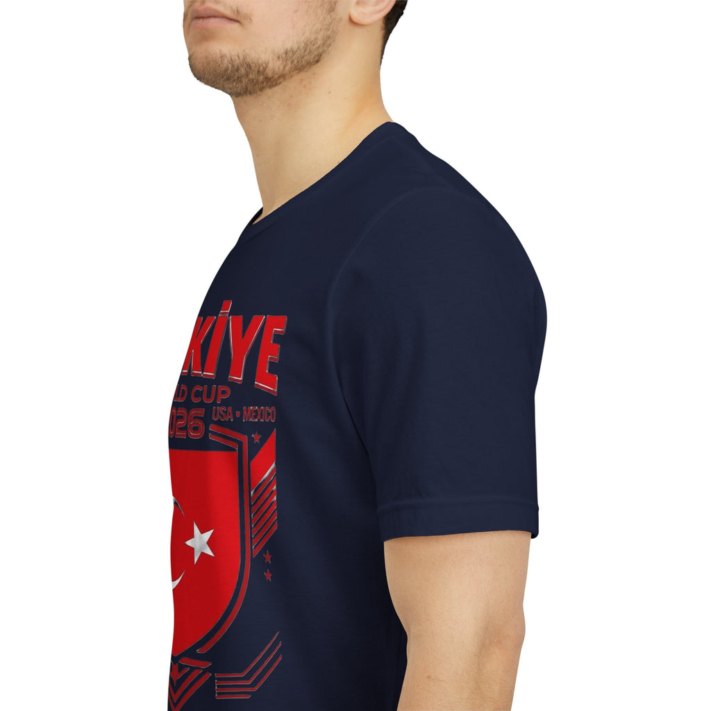 Camiseta Turquía Mundial 2026 | Escudo de Fútbol de Turquía, EE. UU. Canadá México