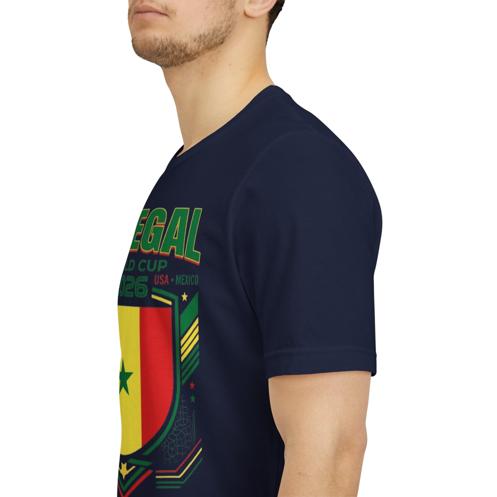 Camiseta Senegal Copa Mundial 2026 | Escudo de la Selección de Senegal, EE. UU. Canadá México