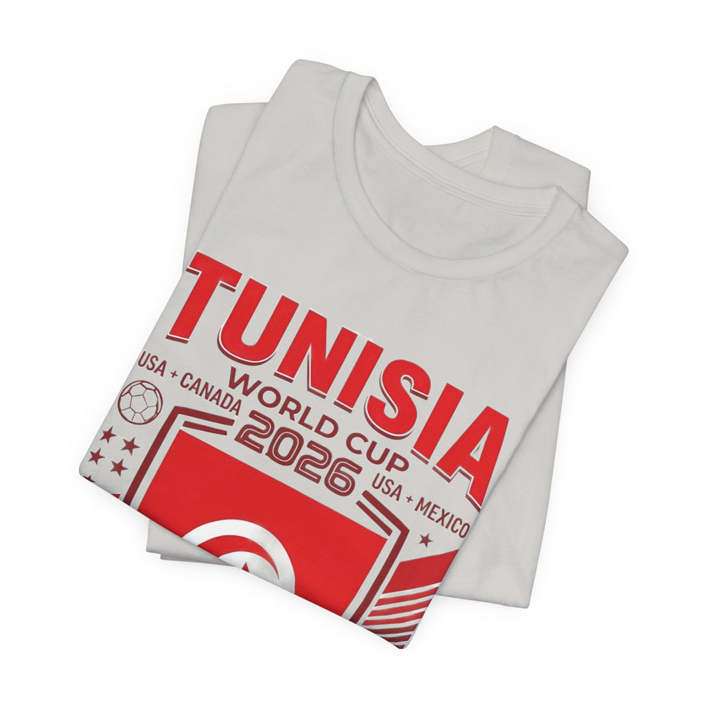 Tunisia World Cup 2026 Tee | Tunisia Football Crest, USA Canada Mexico