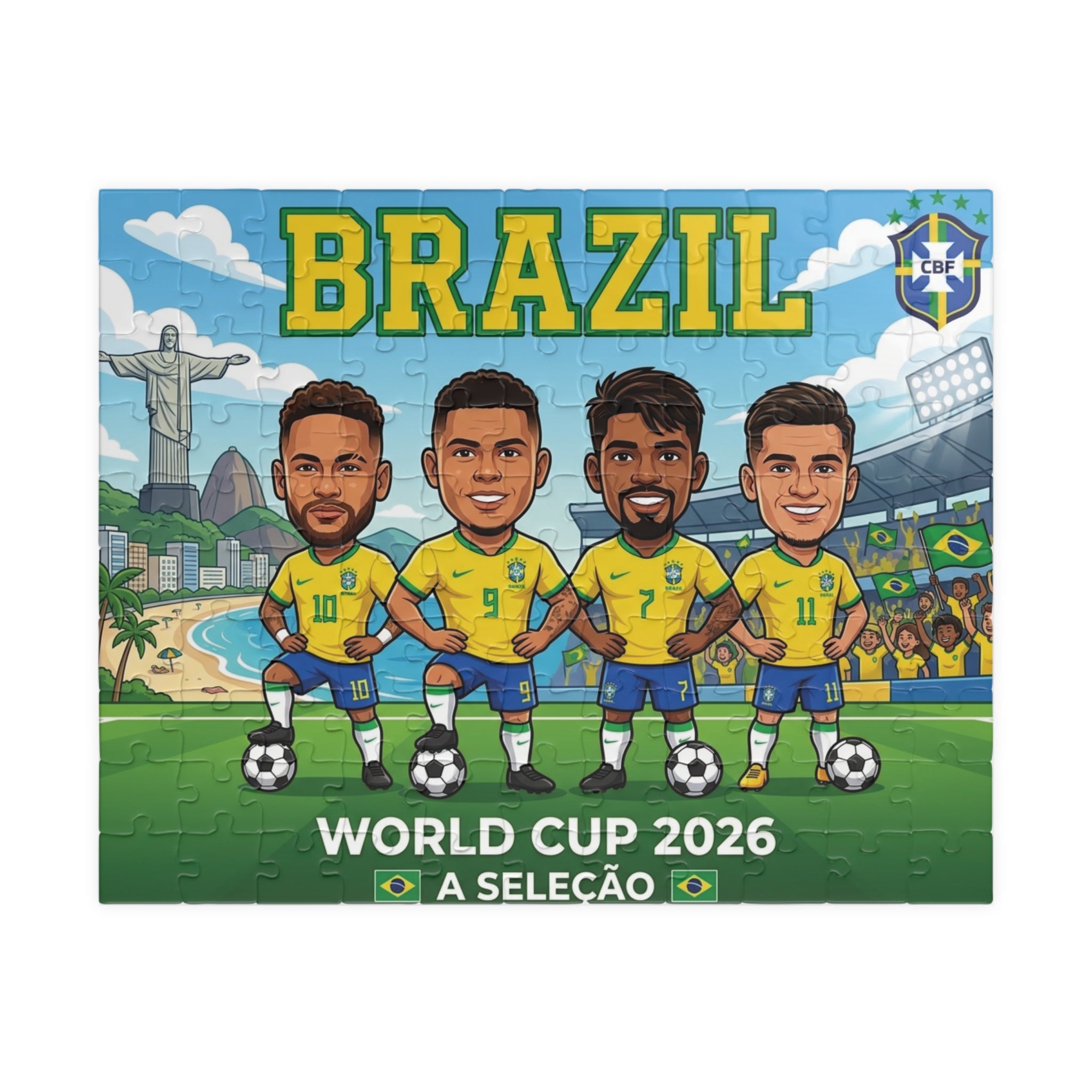 Brazil World Cup 2026 Puzzle - 110 pcs