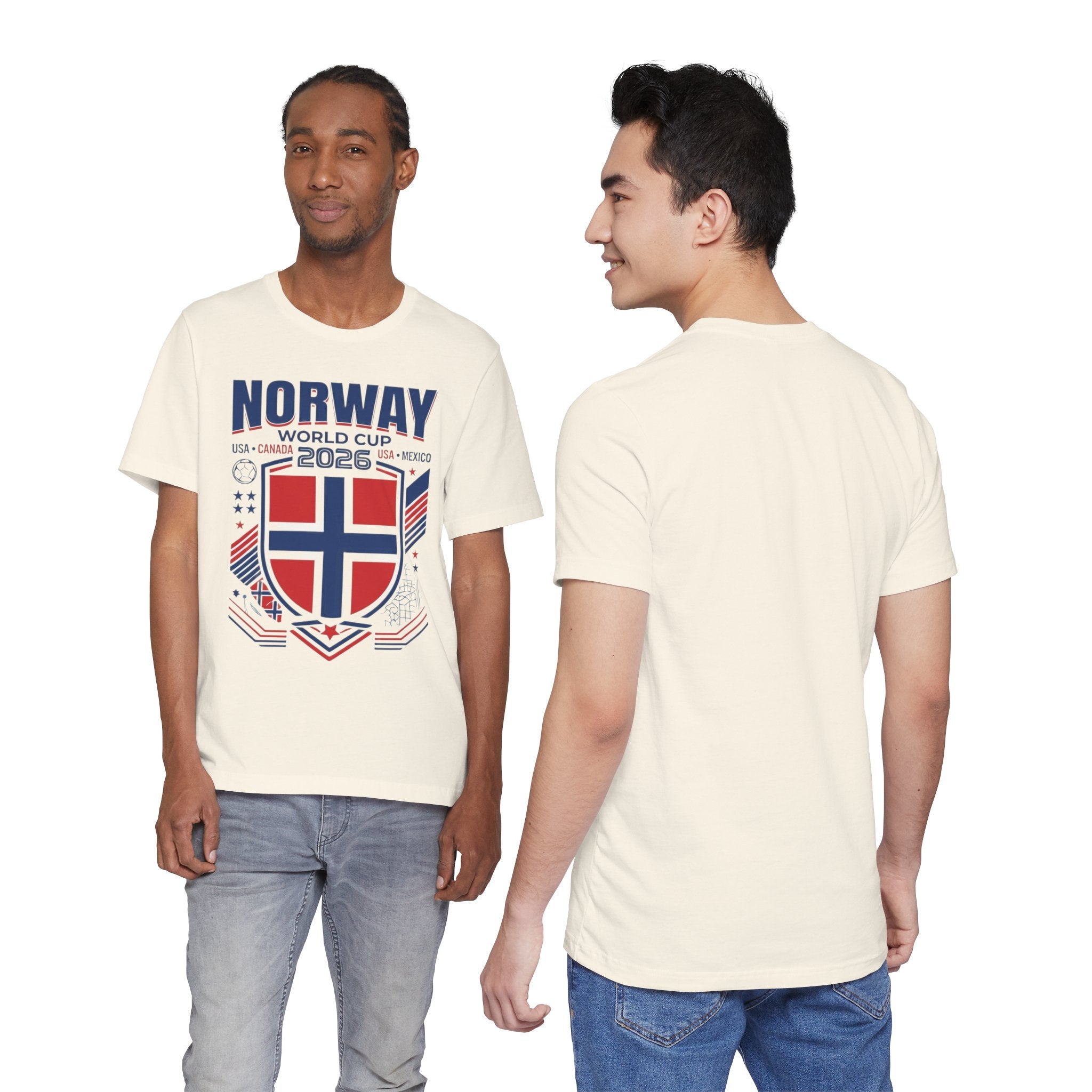 Camiseta Noruega Mundial 2026 | Escudo de Fútbol de Noruega, EE. UU. Canadá México