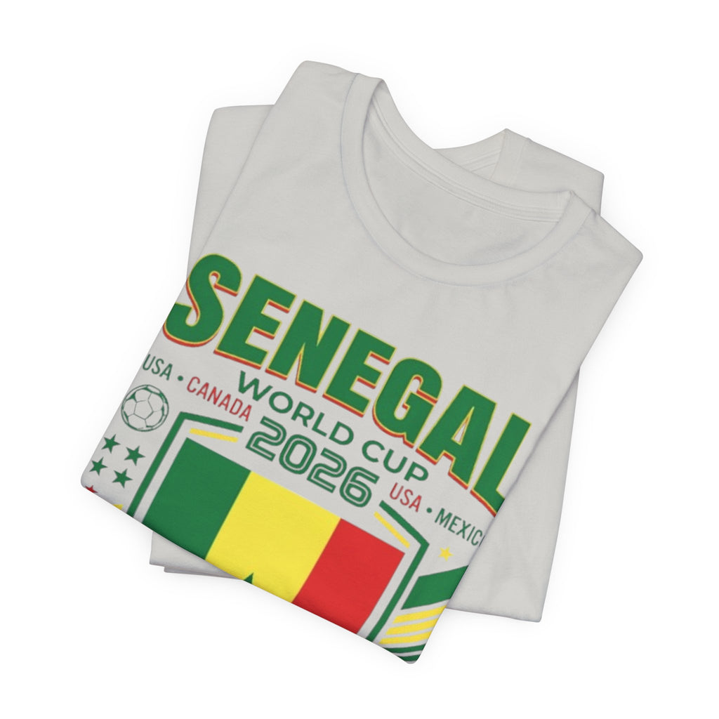 Camiseta Senegal Copa Mundial 2026 | Escudo de la Selección de Senegal, EE. UU. Canadá México