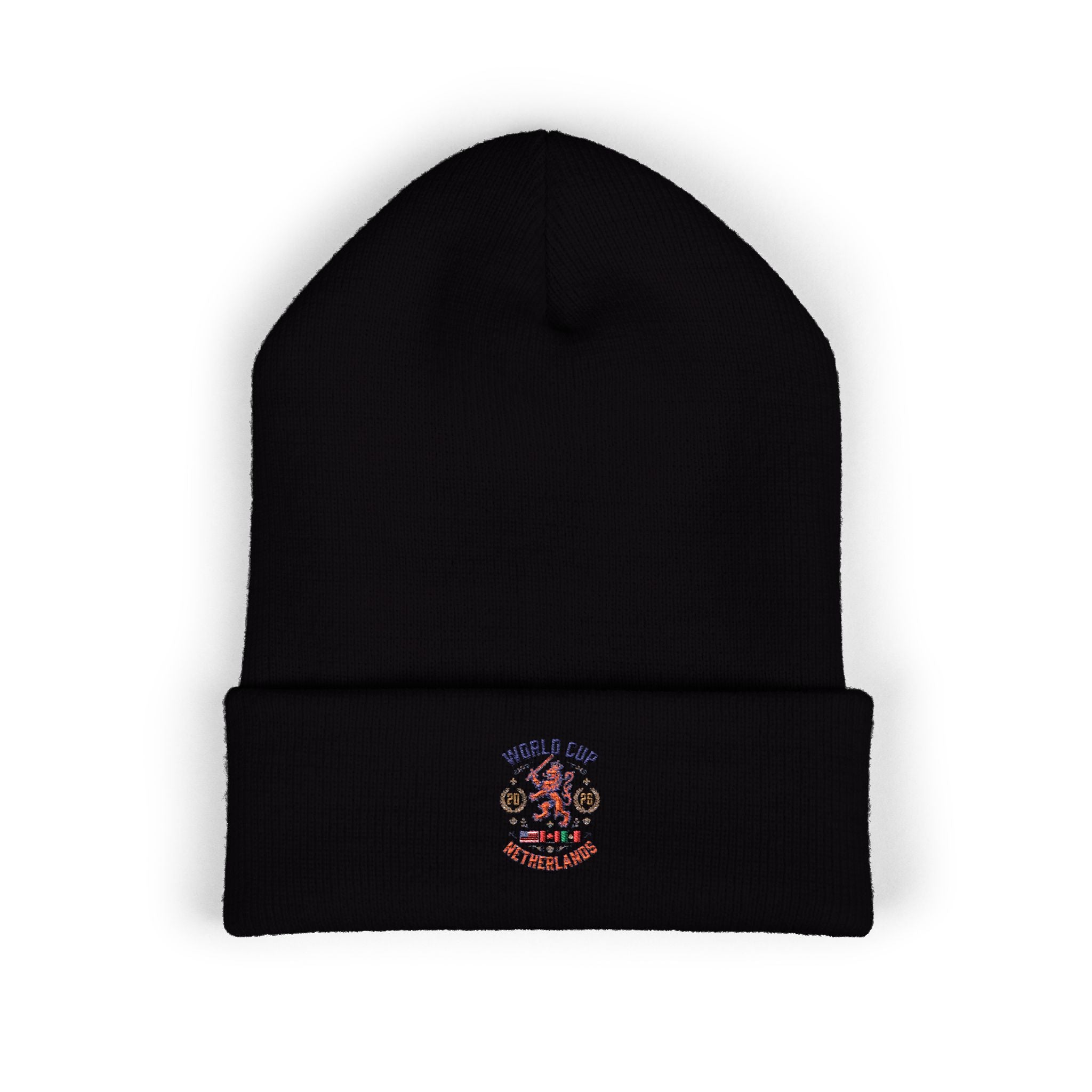 Netherlands World Cup Embroidered Cuffed Beanie