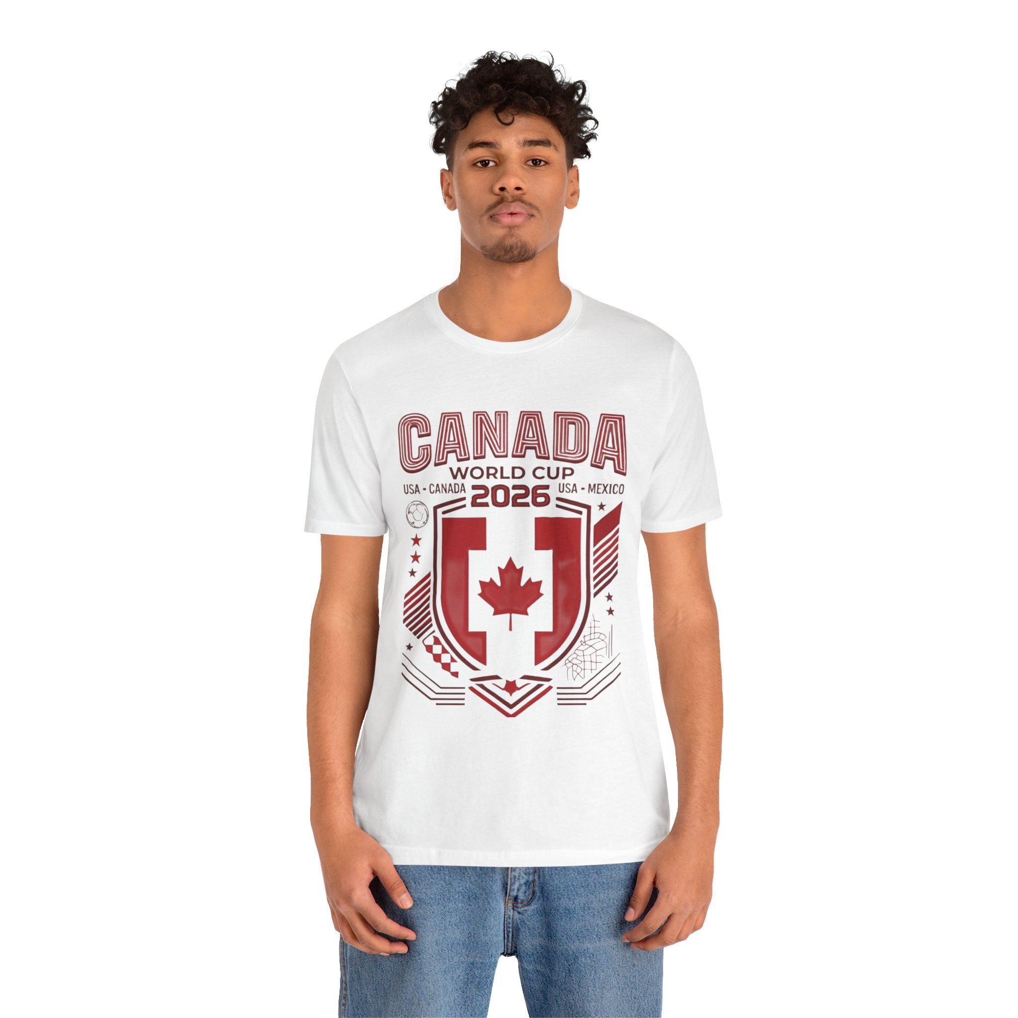 Canada World Cup 2026 Tee | Canada Football Crest, USA Canada Mexico