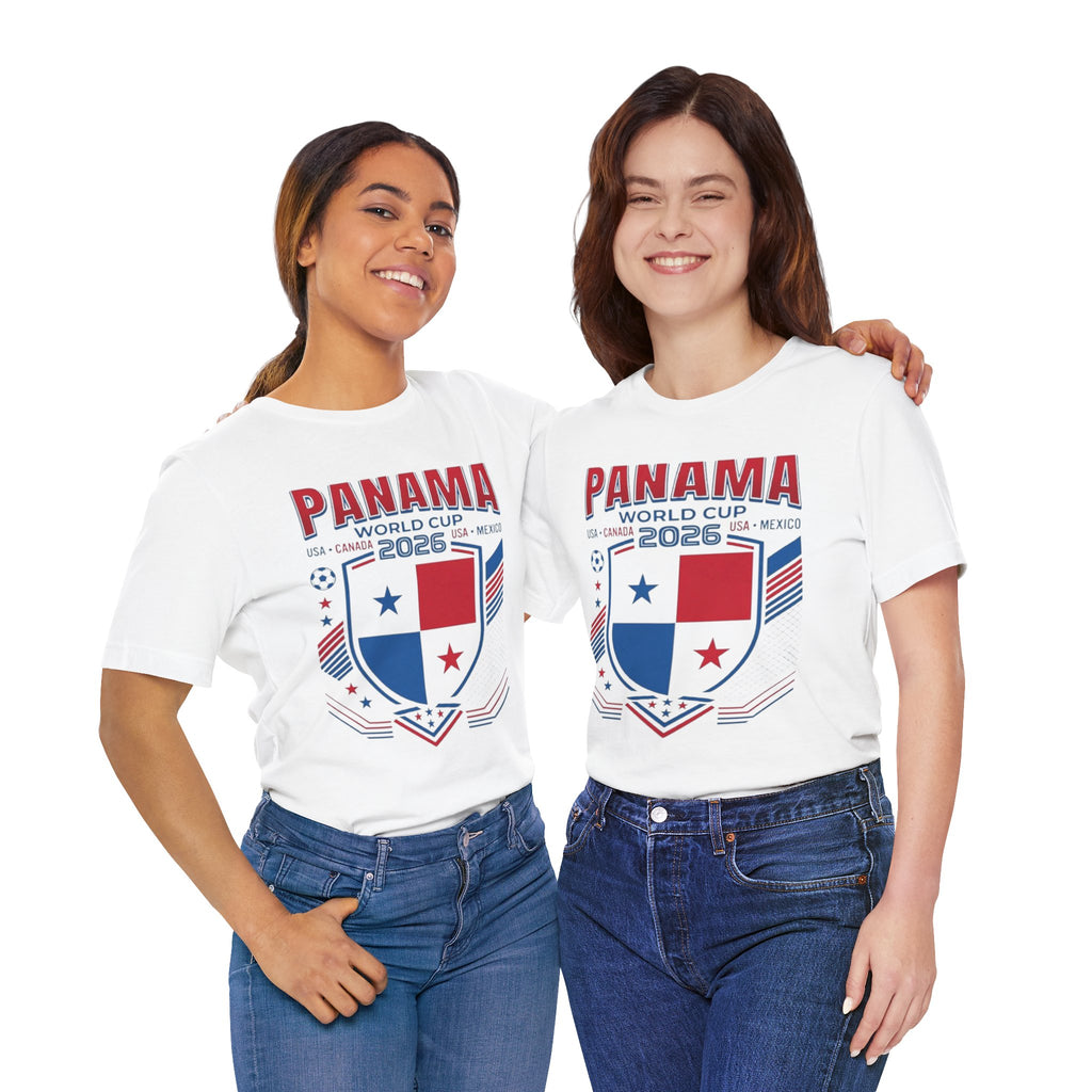 Camiseta Mundial 2026 Panamá | Escudo de Fútbol de Panamá, EE. UU. Canadá México