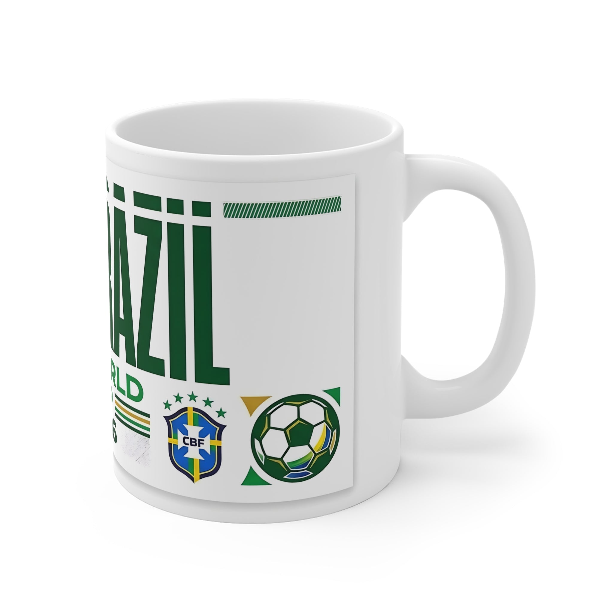 Brazil World Cup 2026 Mug — Soccer Fan Coffee Cup