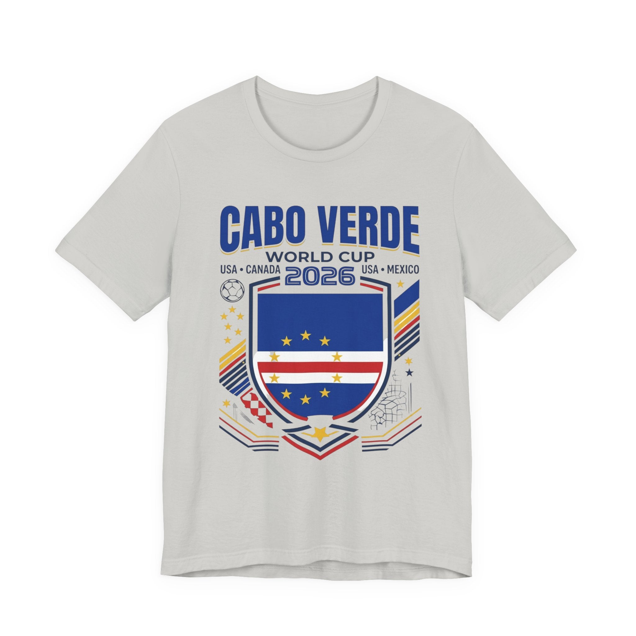Cabo Verde World Cup 2026 Tee | Cape Verde Football Crest, USA Canada Mexico