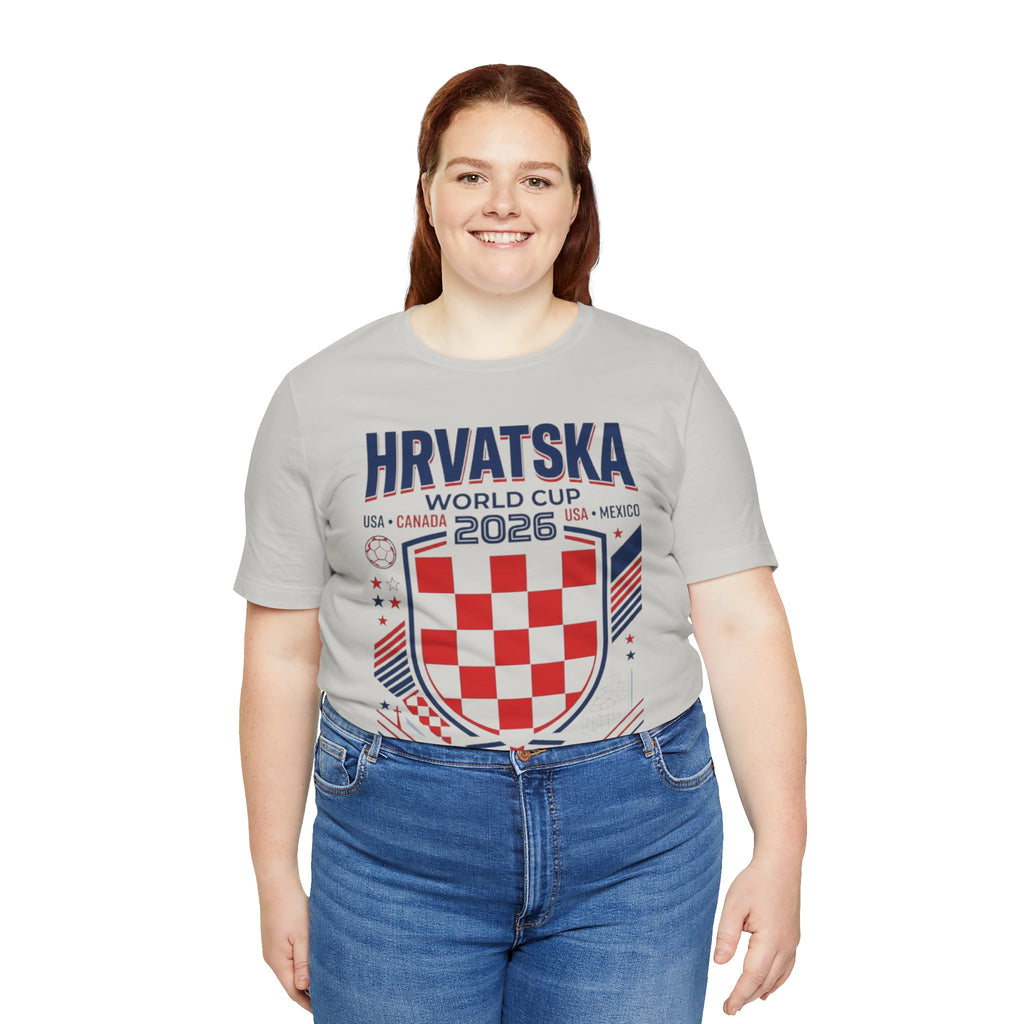 Croatia World Cup 2026 Tee | Croatia Football Crest, USA Canada Mexico