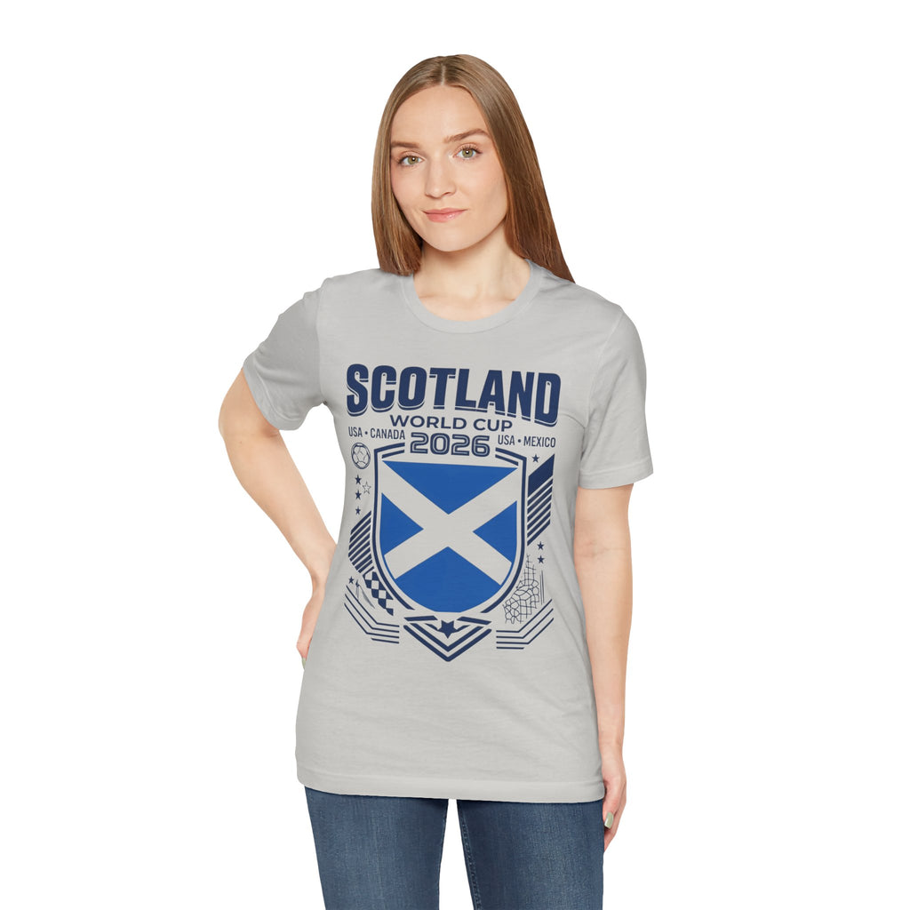 Camiseta Escocia Mundial 2026 | Escudo de la Selección de Fútbol de Escocia, EE. UU., Canadá, México