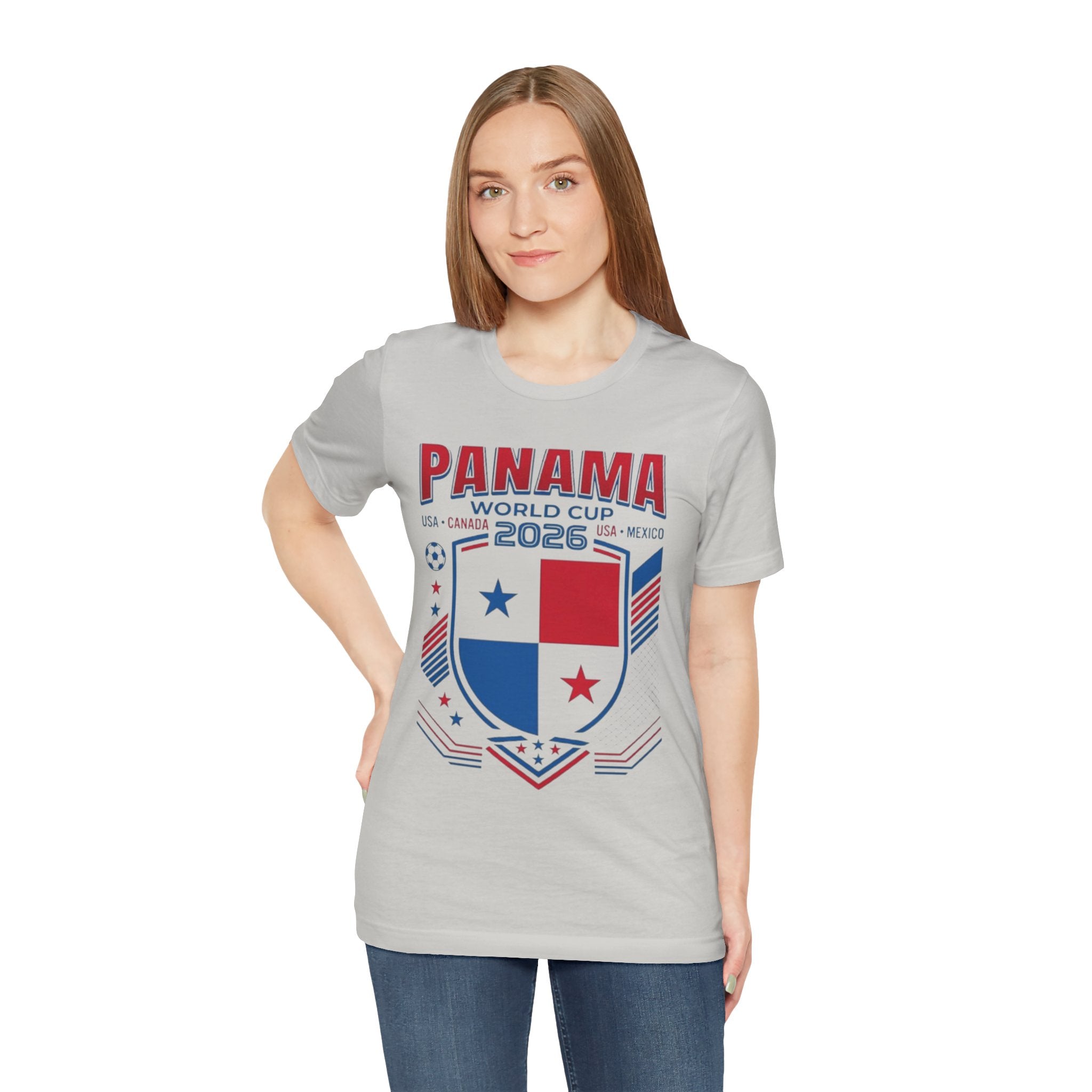 Camiseta Mundial 2026 Panamá | Escudo de Fútbol de Panamá, EE. UU. Canadá México