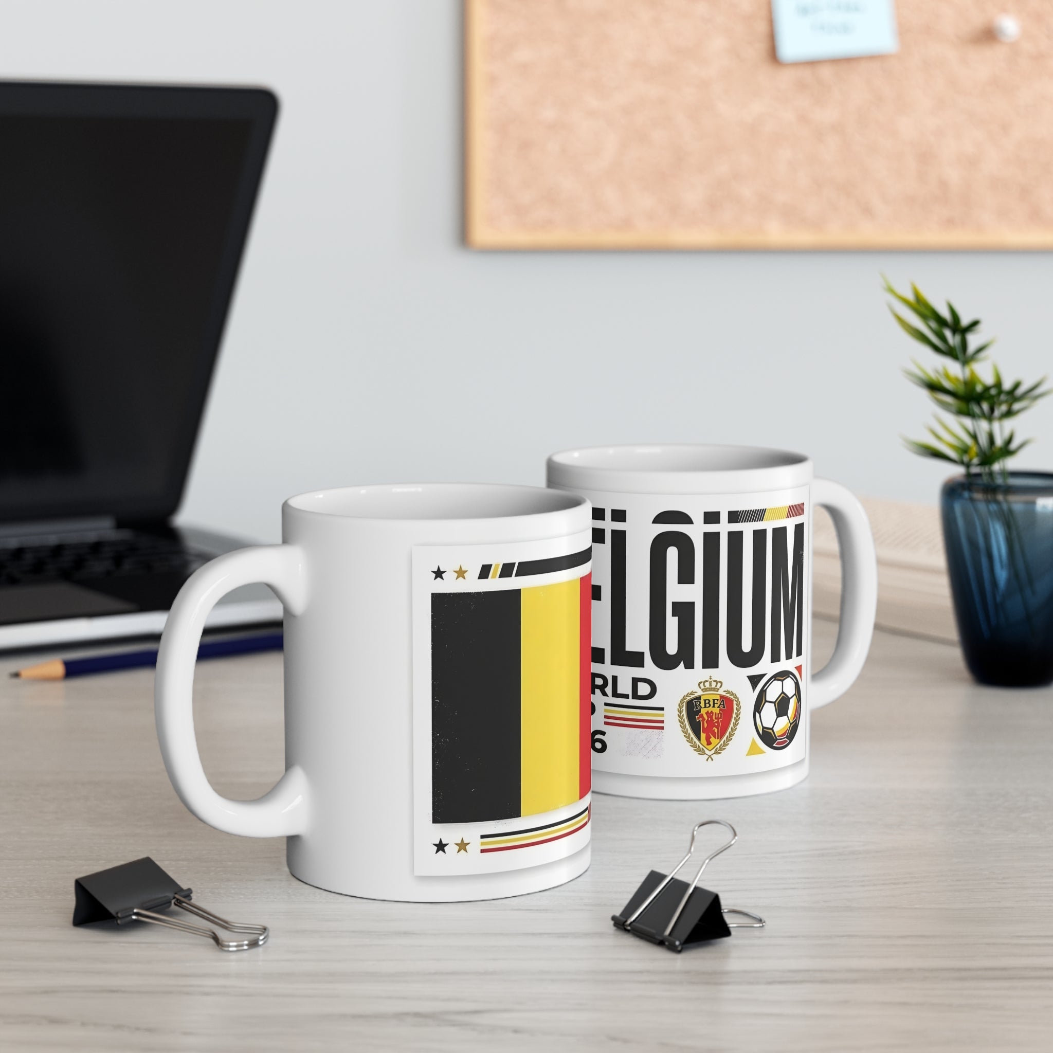 Belgium World Cup 2026 Mug — Soccer Fan Coffee Cup