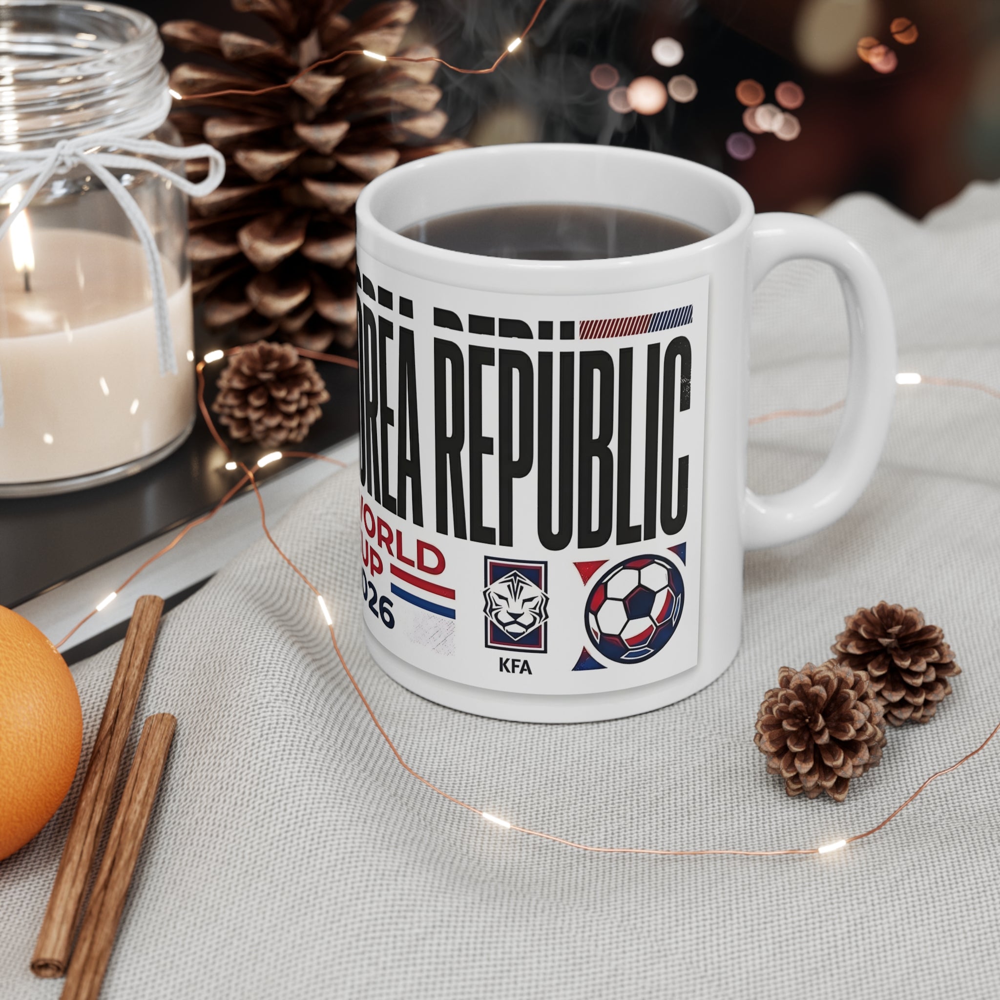 Korea Republic World Cup 2026 Mug — Soccer Fan Coffee Cup