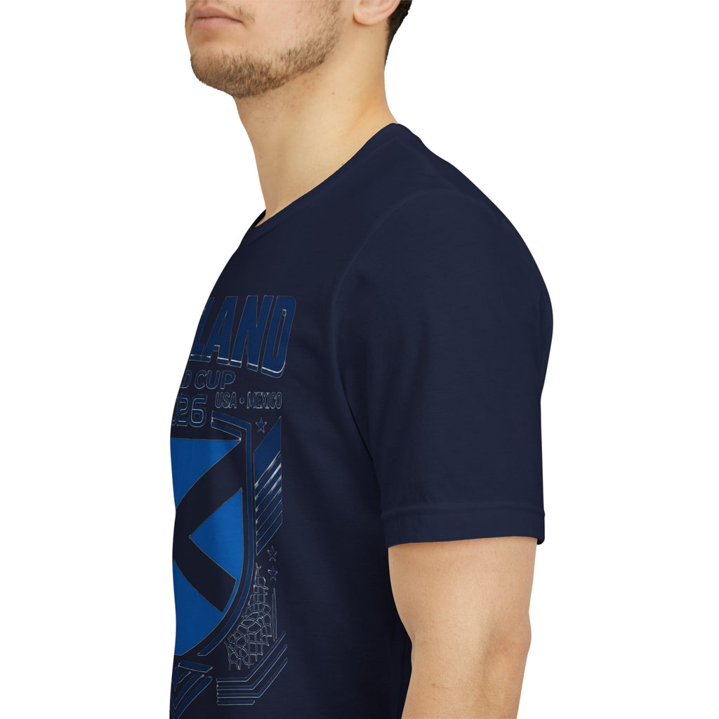 Camiseta Escocia Mundial 2026 | Escudo de la Selección de Fútbol de Escocia, EE. UU., Canadá, México