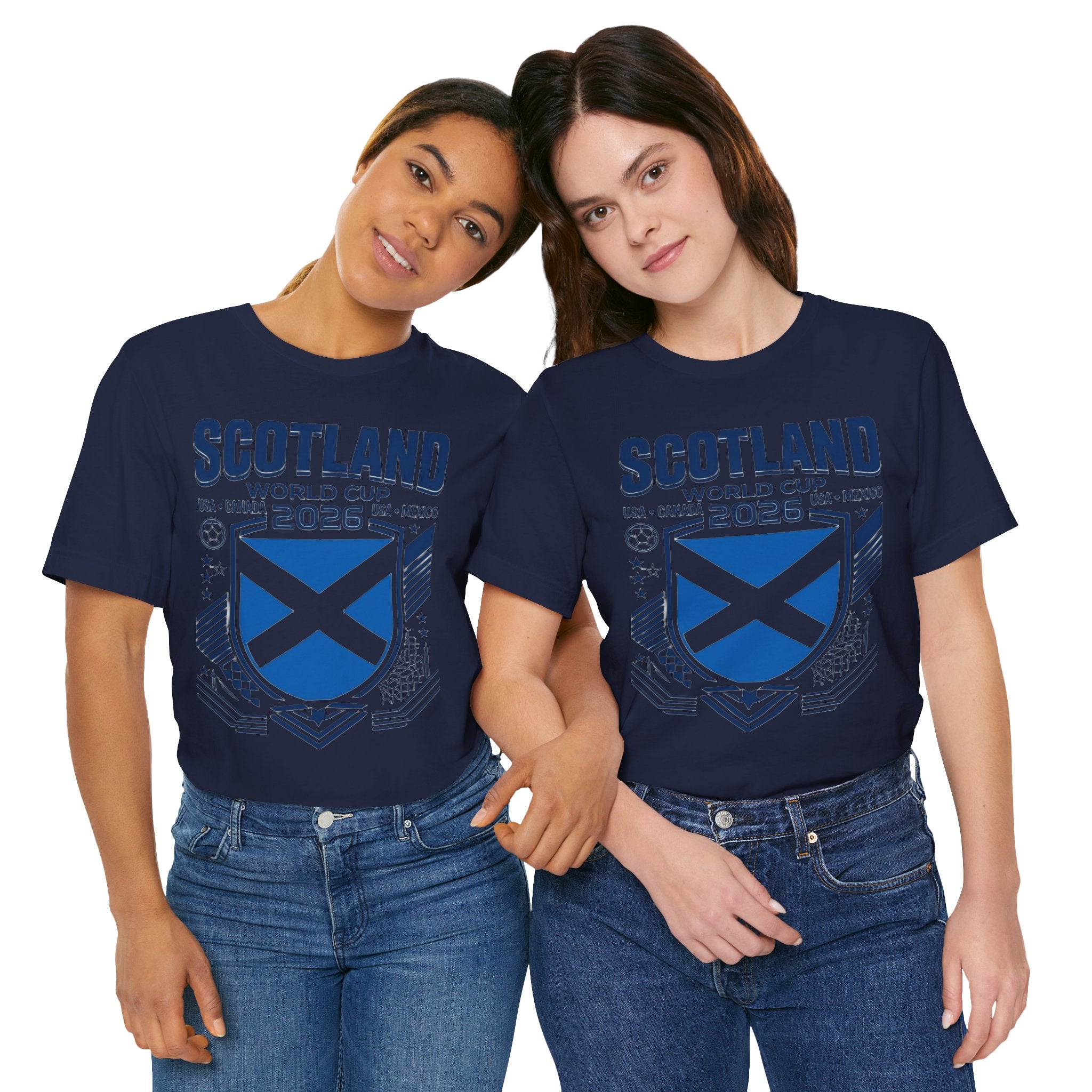 Camiseta Escocia Mundial 2026 | Escudo de la Selección de Fútbol de Escocia, EE. UU., Canadá, México