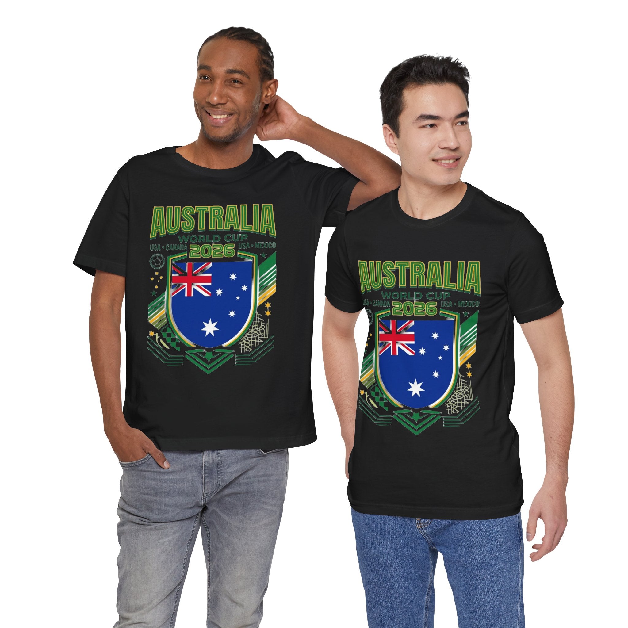 Australia World Cup 2026 Tee | Australia Football Crest, USA Canada Mexico
