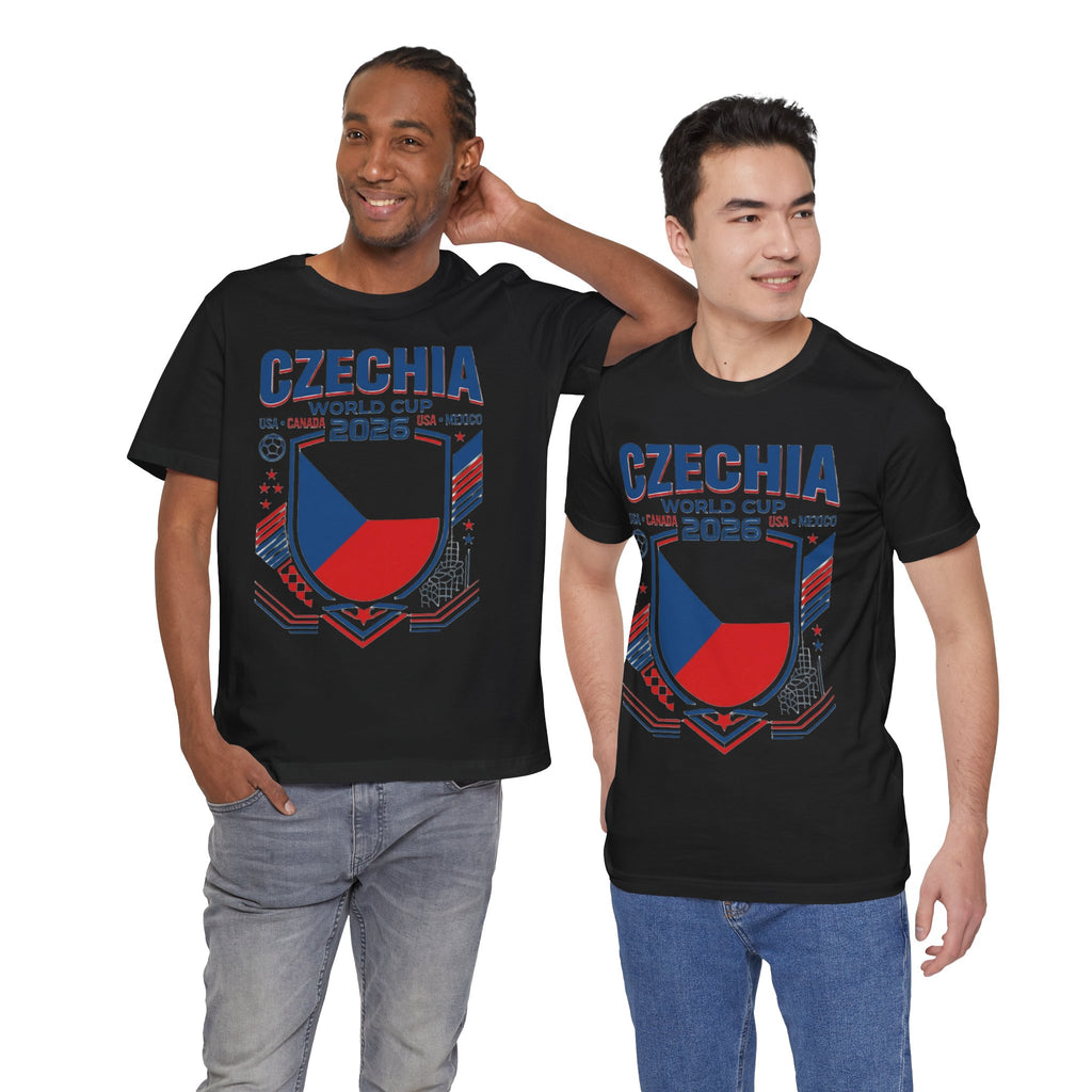 Czech Republic World Cup 2026 Tee | Czech Republic Football Crest, USA Canada Mexico