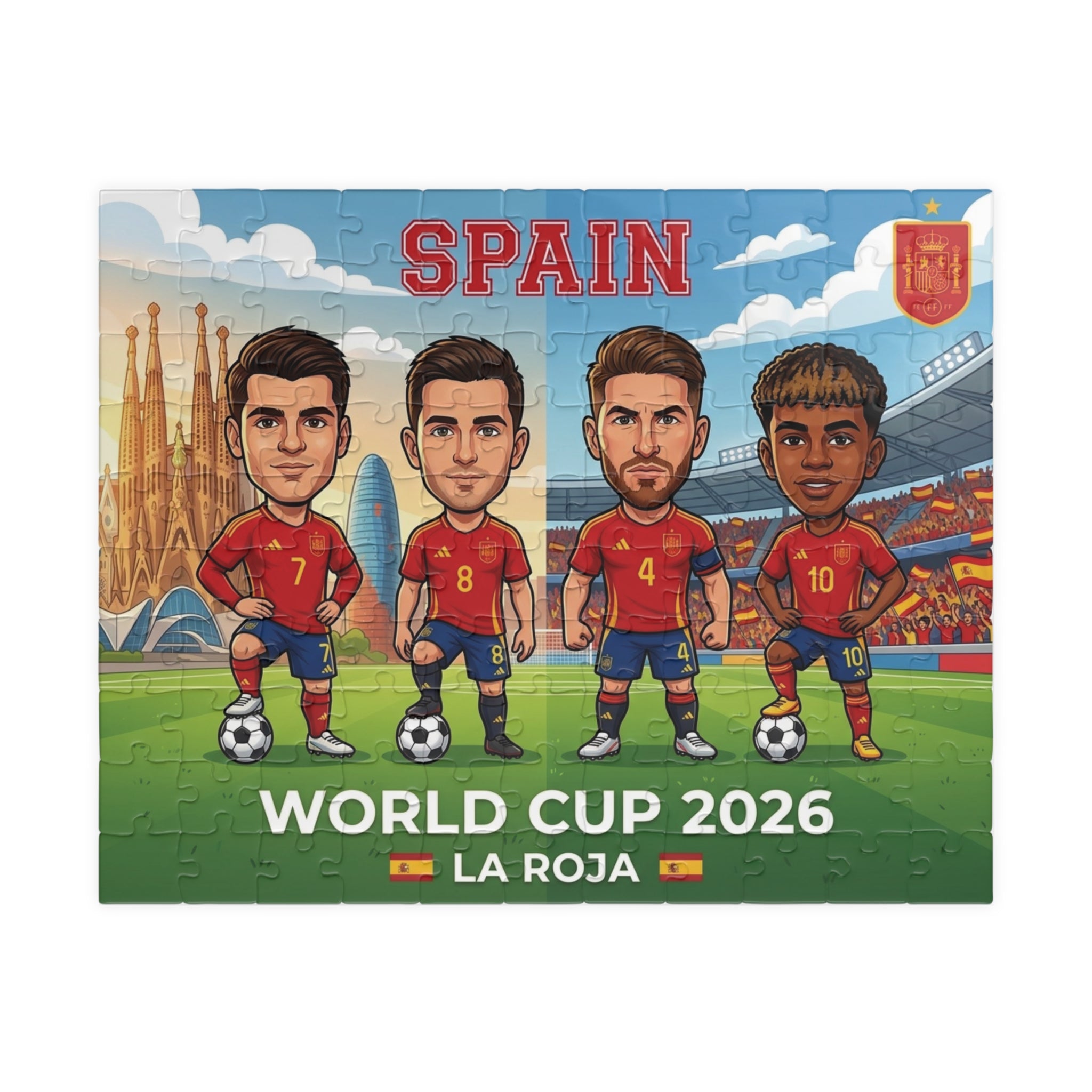 Spain World Cup 2026 Puzzle - 110 pcs