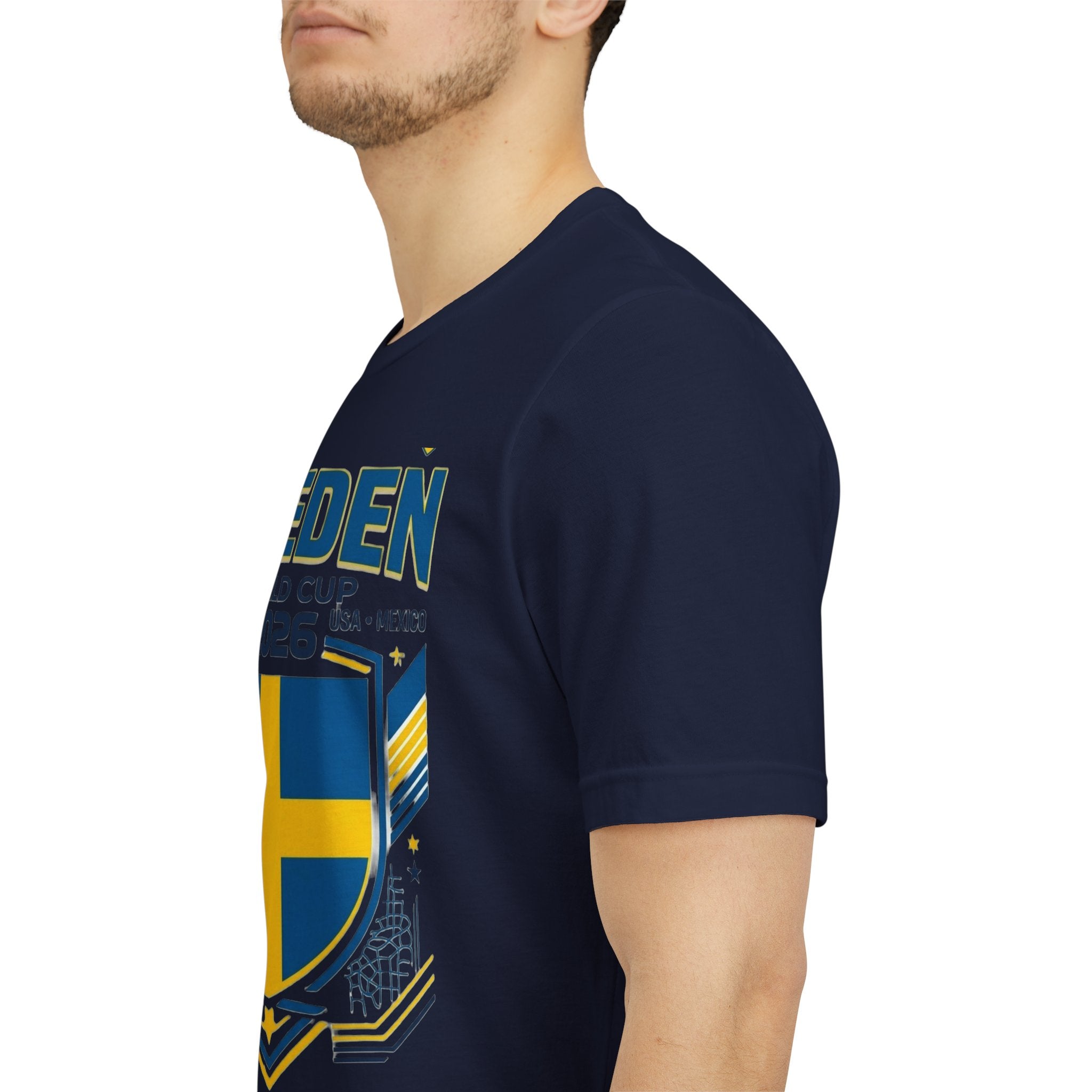 Camiseta Suecia Mundial 2026 | Escudo de la Selección de Suecia, EE. UU. Canadá México
