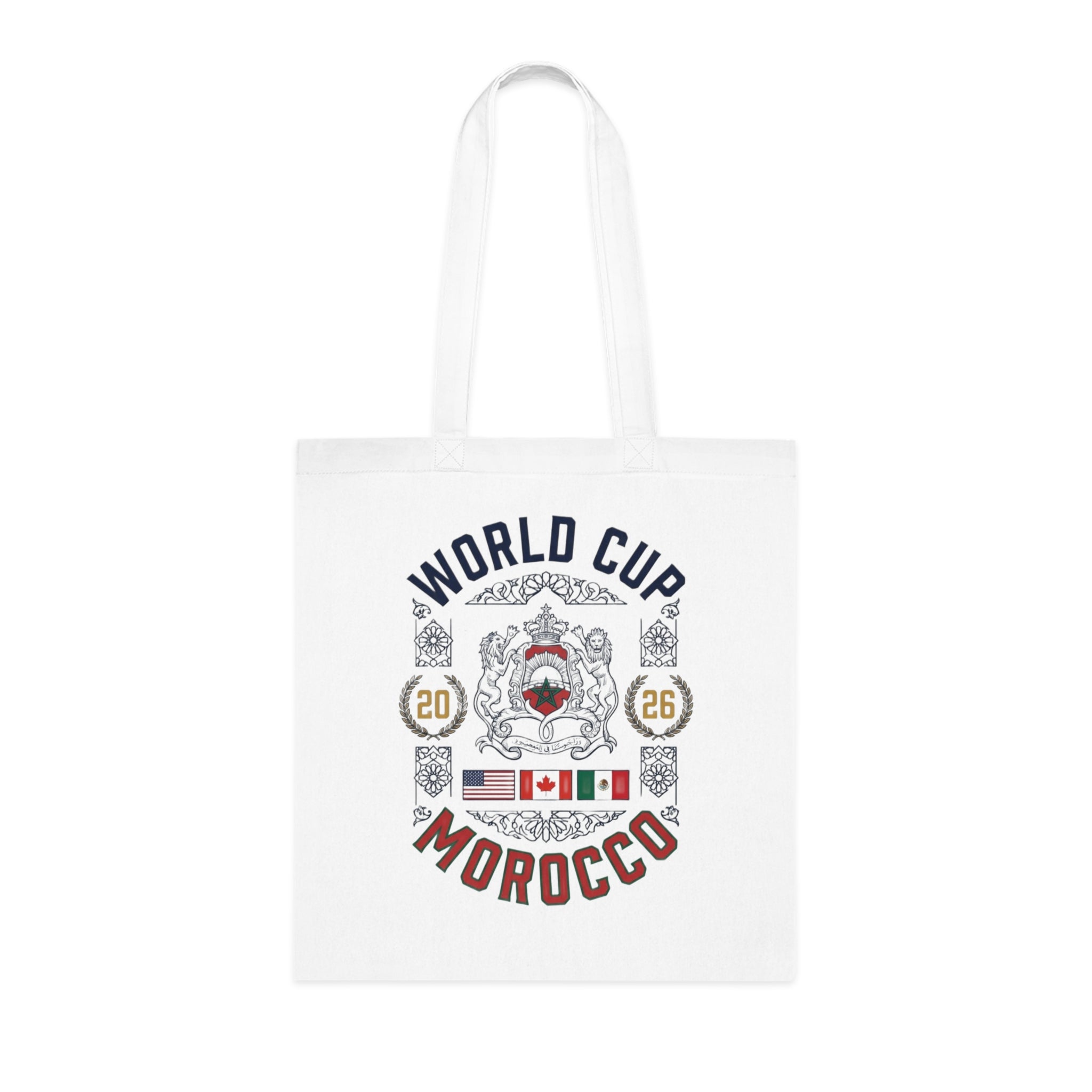 Morocco Cotton Tote Bag — 2026 World Cup