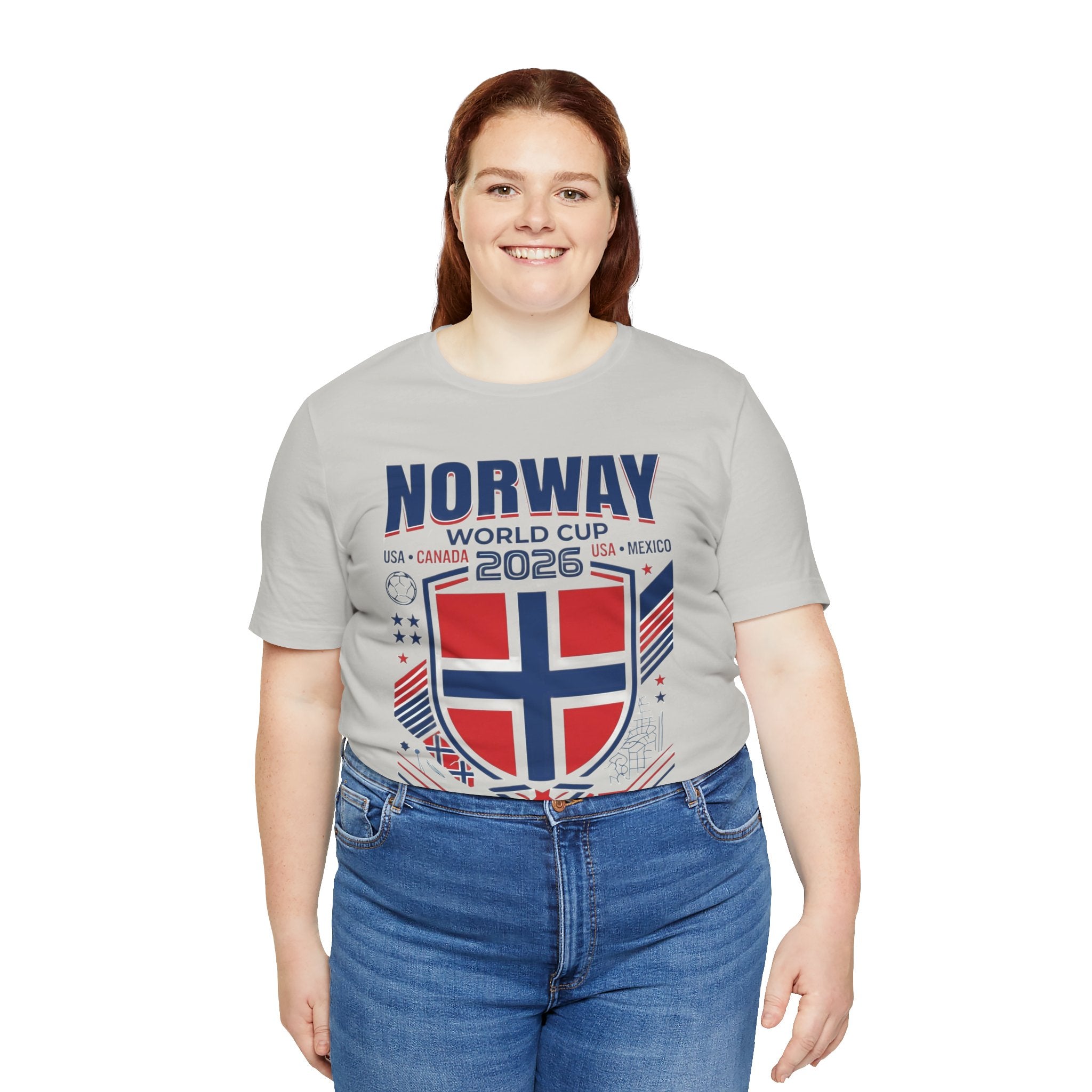 Camiseta Noruega Mundial 2026 | Escudo de Fútbol de Noruega, EE. UU. Canadá México