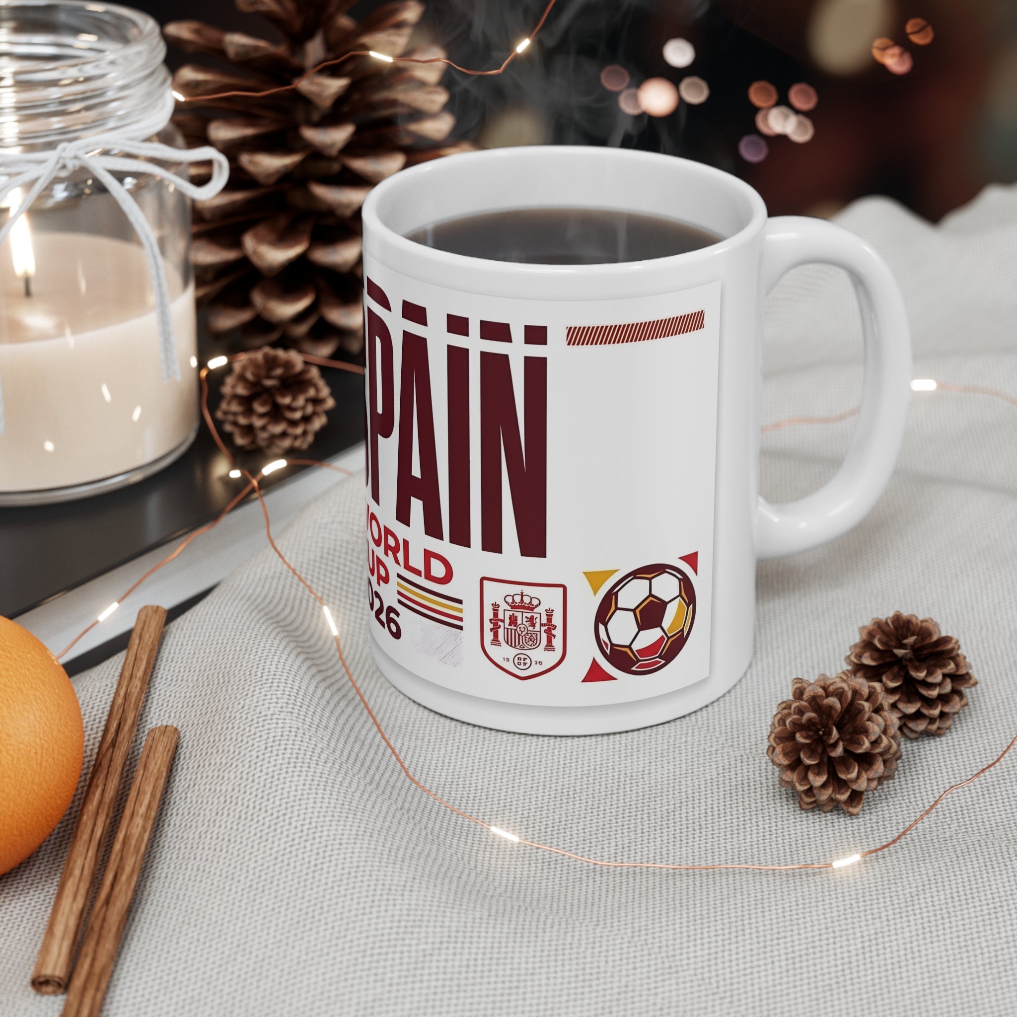 Spain World Cup 2026 Mug — Soccer Fan Coffee Cup