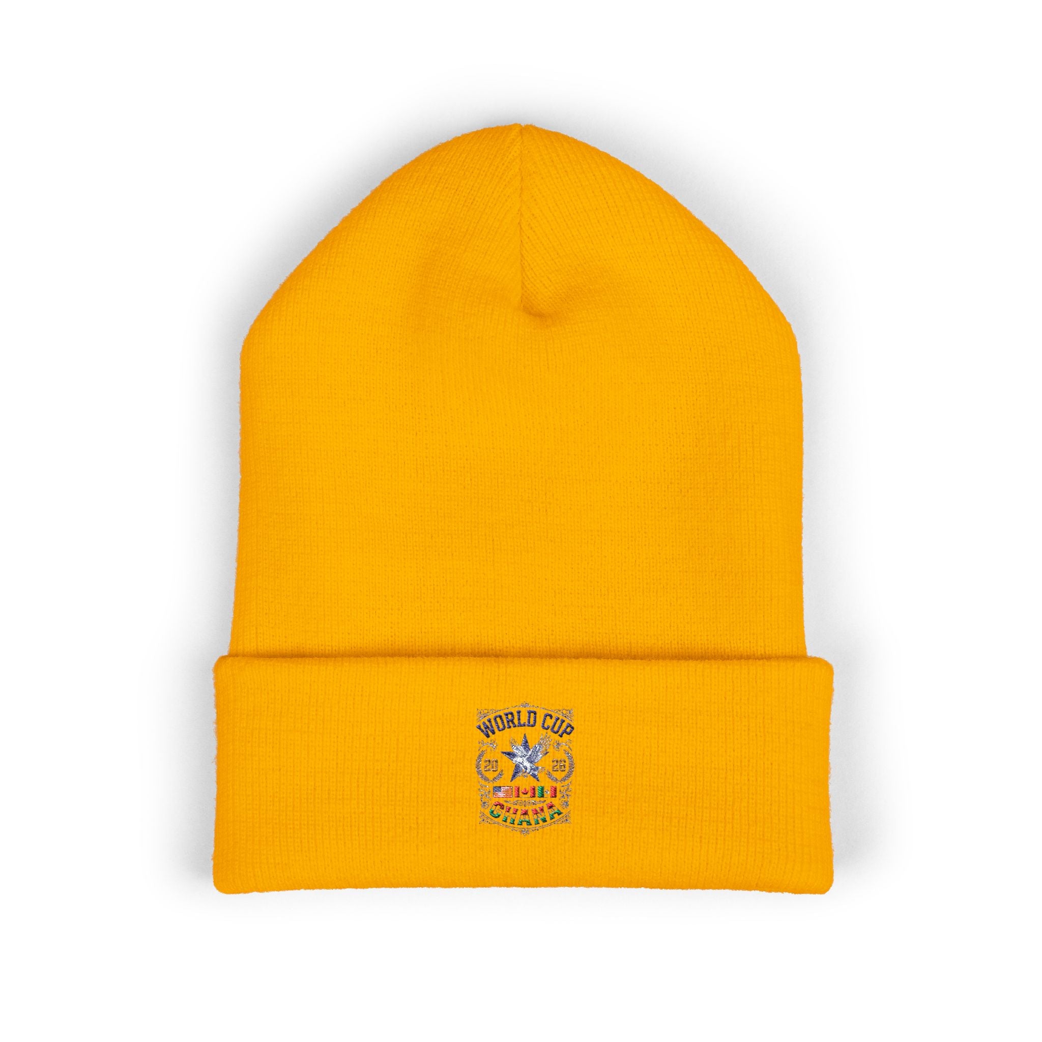 Ghana World Cup Embroidered Cuffed Beanie