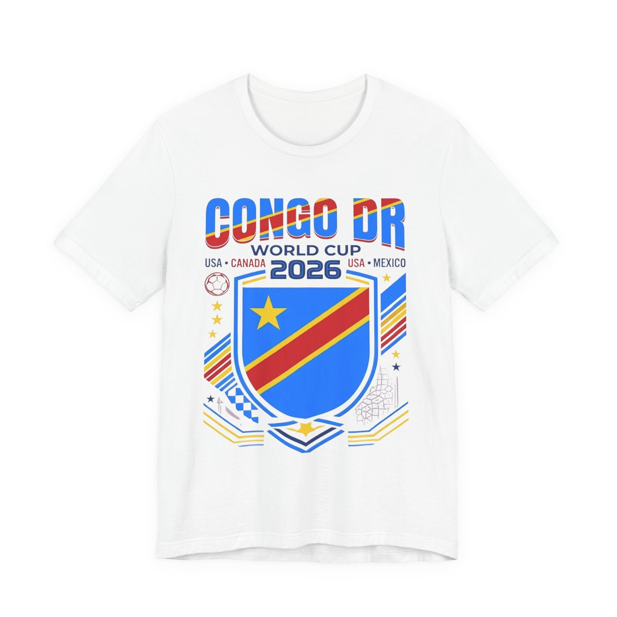 DR Congo World Cup 2026 Tee | DR Congo Football Crest, USA Canada Mexico