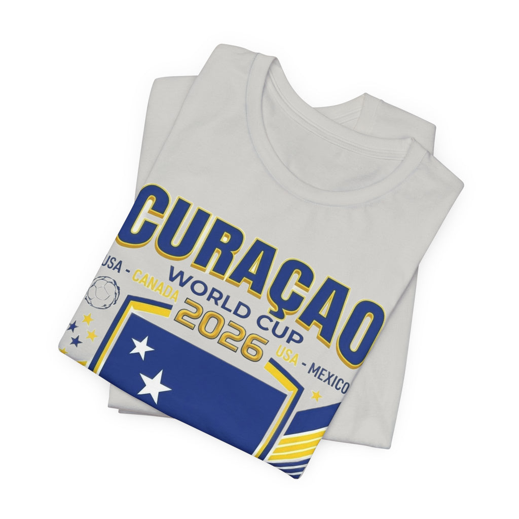 Camiseta Curazao Mundial 2026 | Escudo de Fútbol de Curazao, EE. UU., Canadá, México