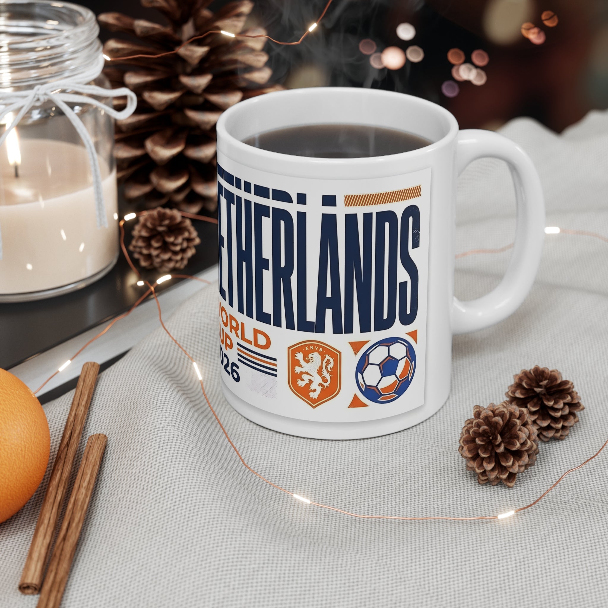 Netherlands World Cup 2026 Mug — Soccer Fan Coffee Cup