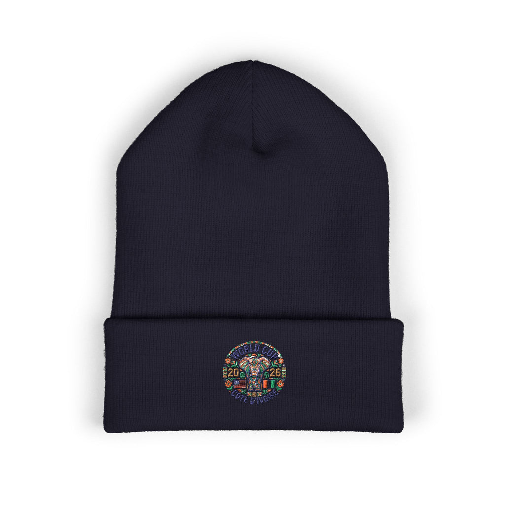 Ivory Coast World Cup Embroidered Cuffed Beanie