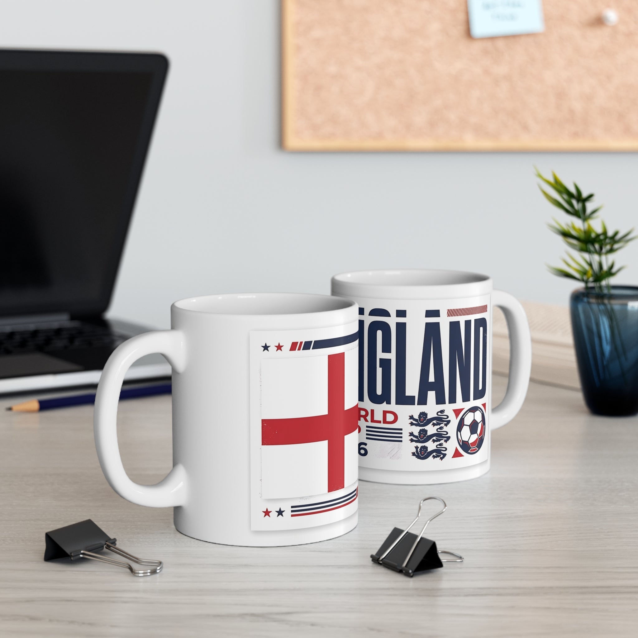 England World Cup 2026 Mug — Soccer Fan Coffee Cup