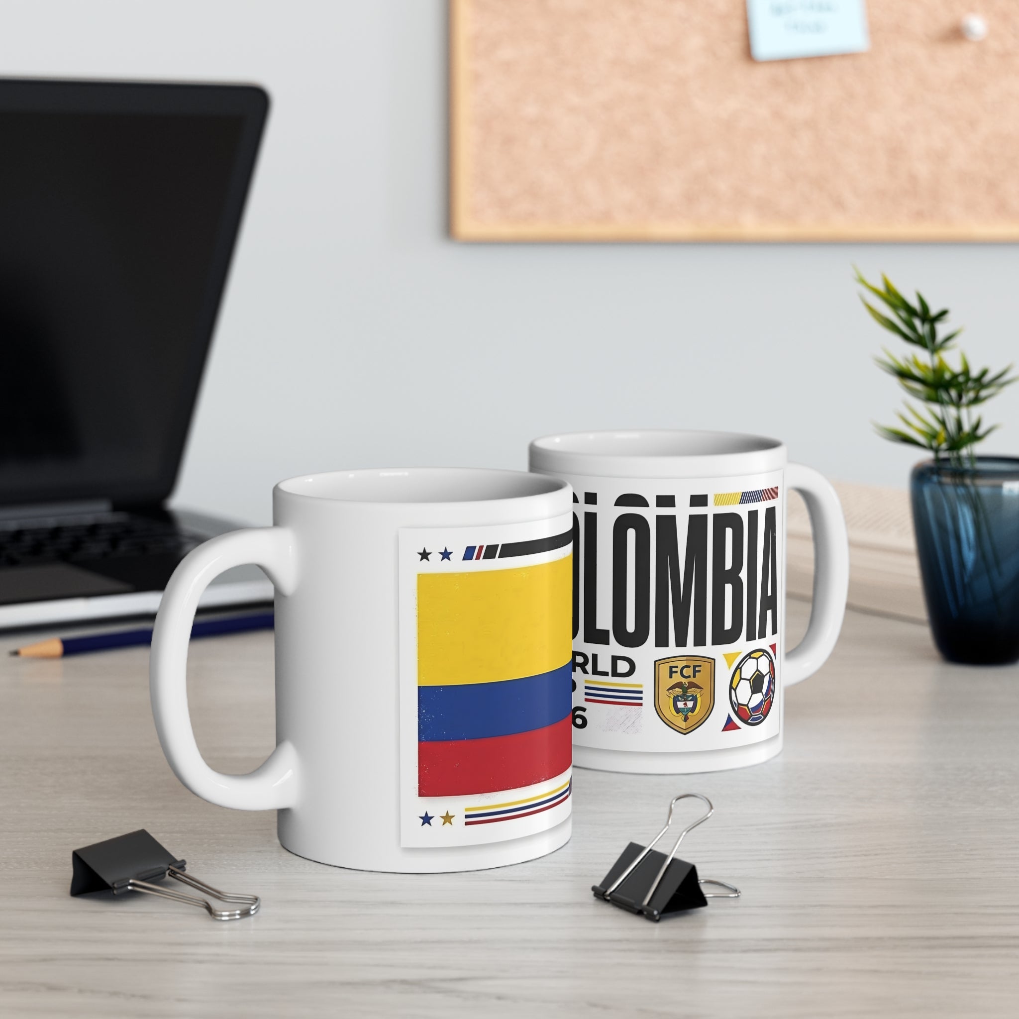Colombia World Cup 2026 Mug — Soccer Fan Coffee Cup