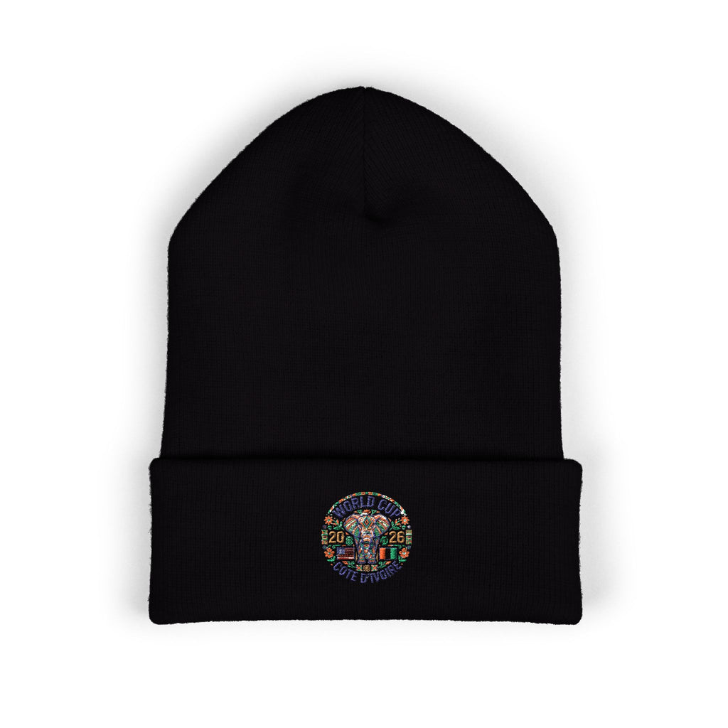 Ivory Coast World Cup Embroidered Cuffed Beanie