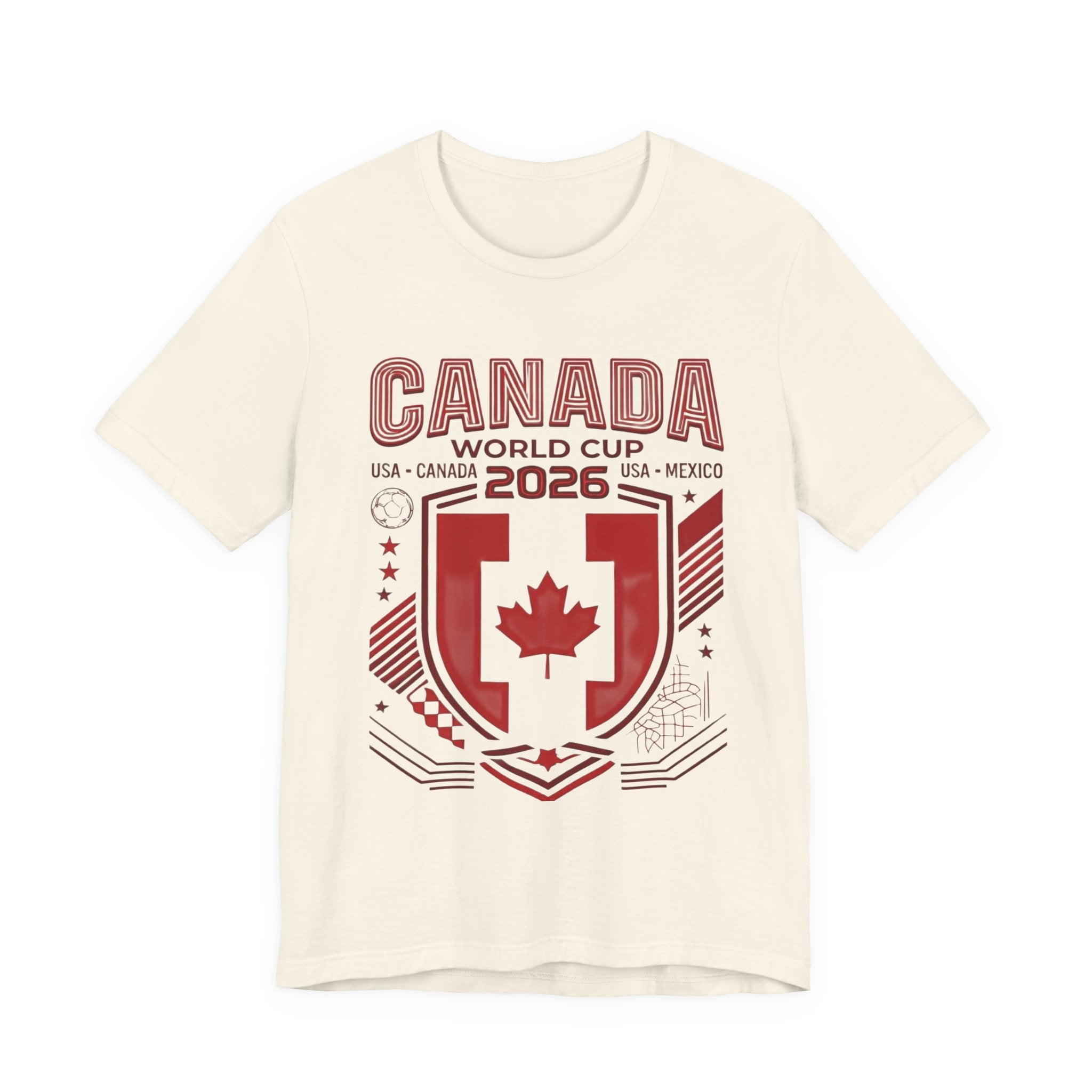 Canada World Cup 2026 Tee | Canada Football Crest, USA Canada Mexico