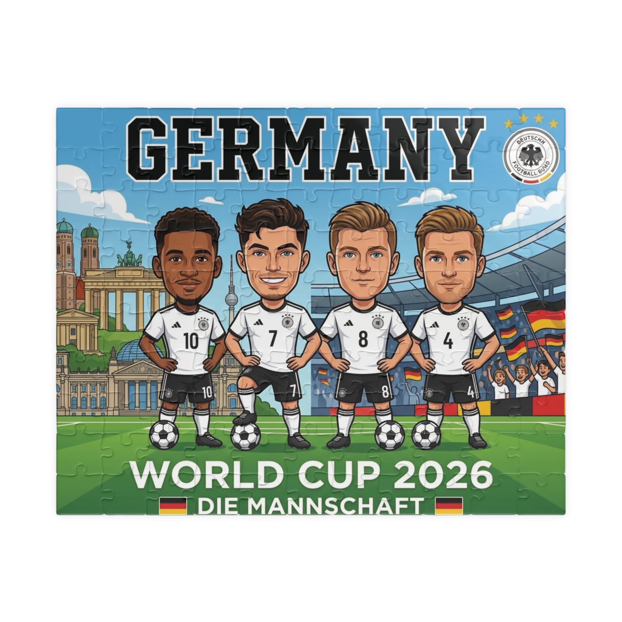 Germany World Cup 2026 Puzzle - 110 pcs