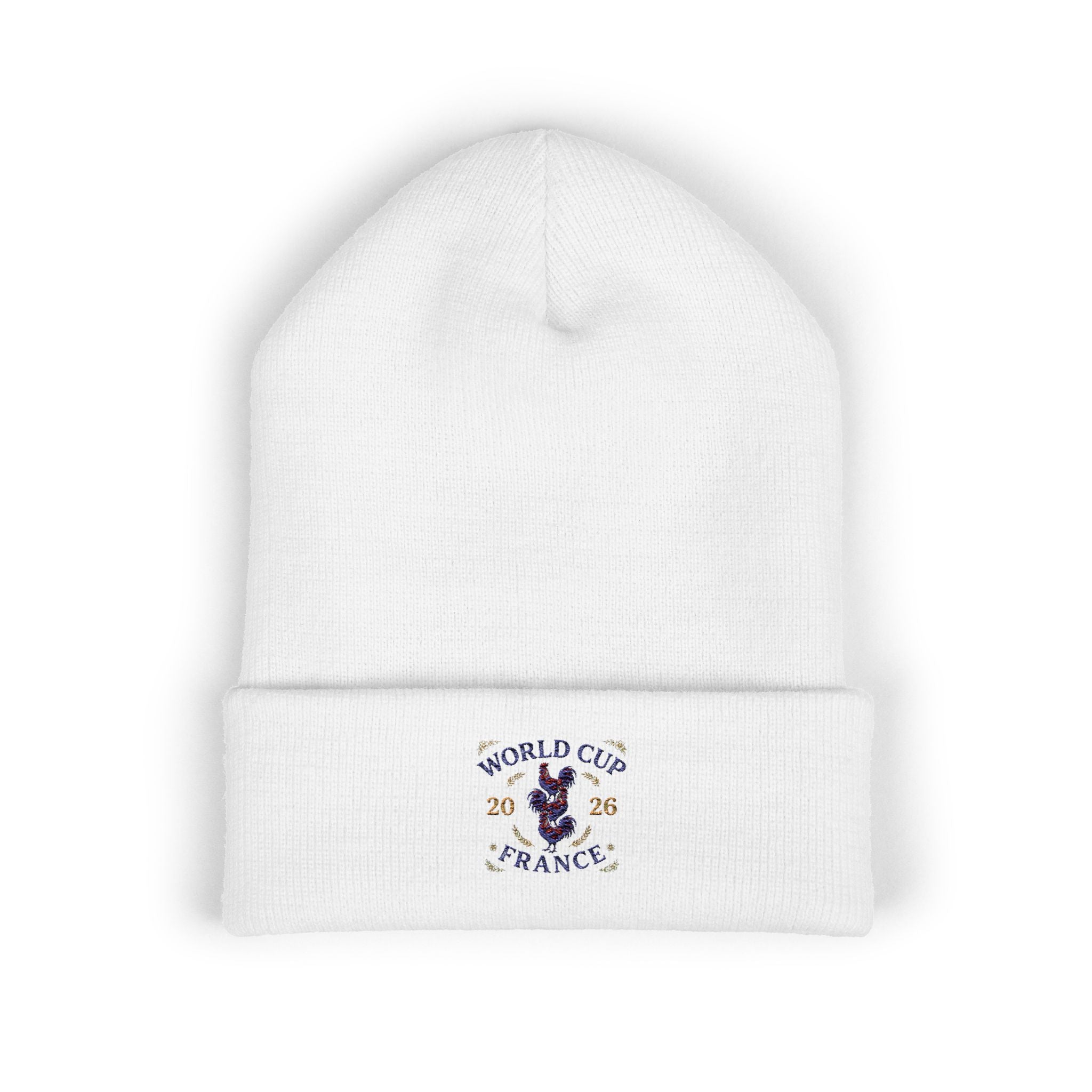 France World Cup Embroidered Cuffed Beanie