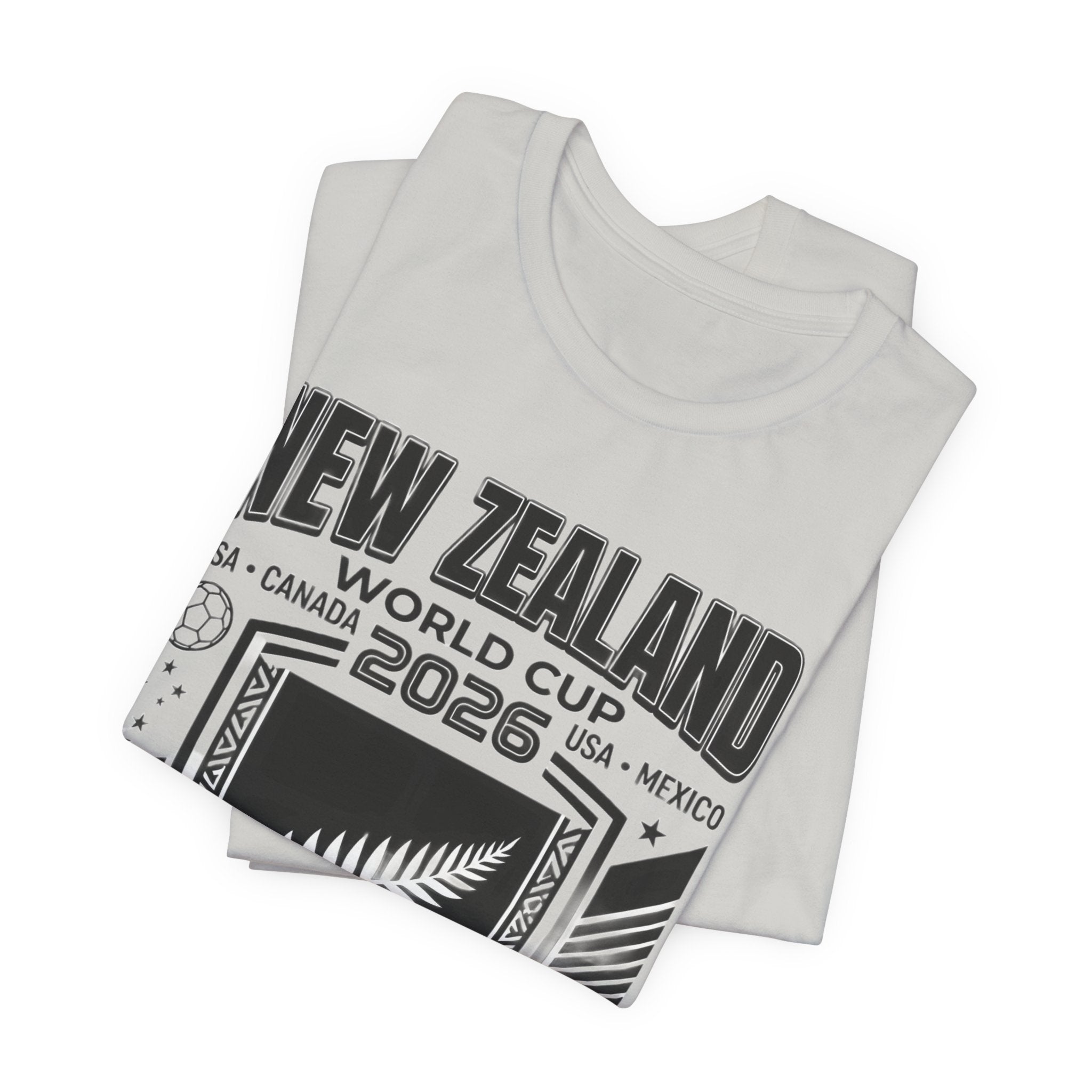 Camiseta Nueva Zelanda Mundial 2026 | Escudo de Fútbol de Nueva Zelanda, EE. UU. Canadá México