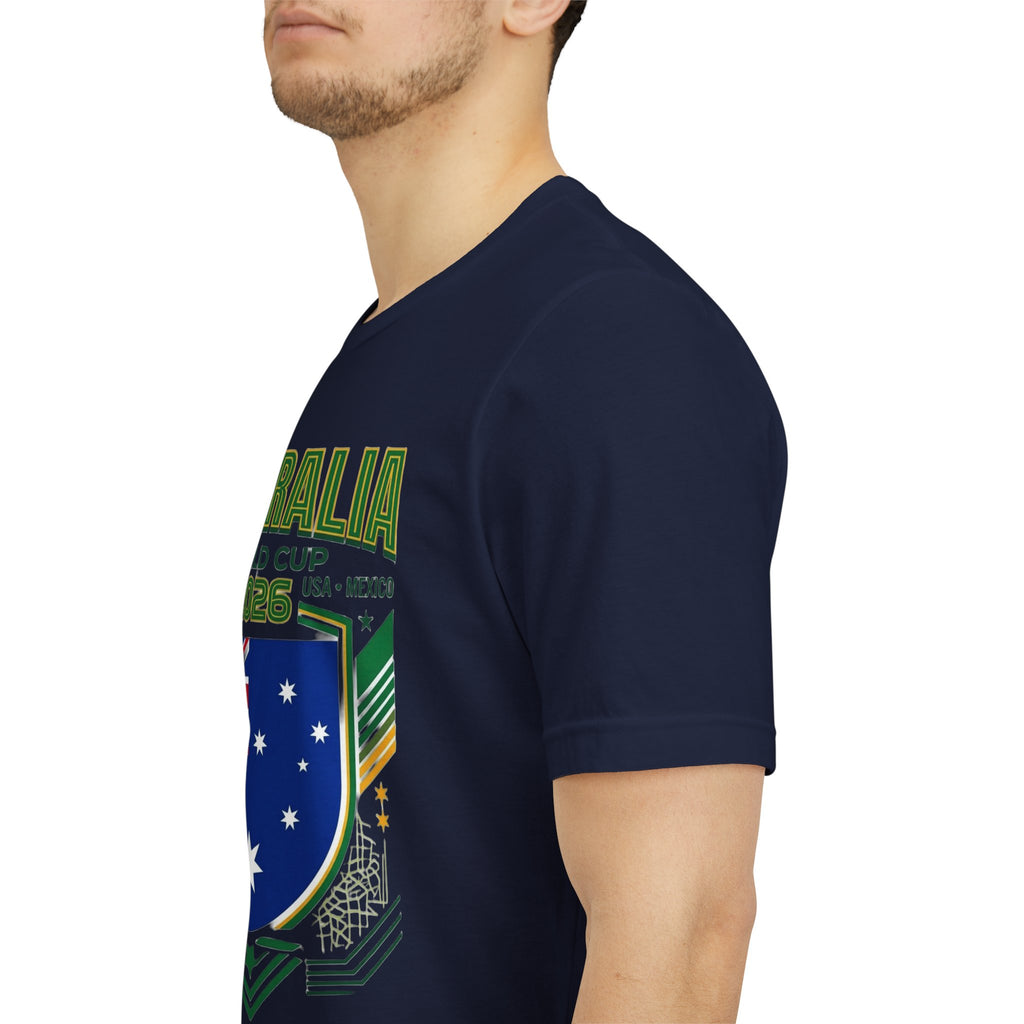 Camiseta Australia Mundial 2026 | Escudo de la selección de Australia, EE. UU. Canadá México