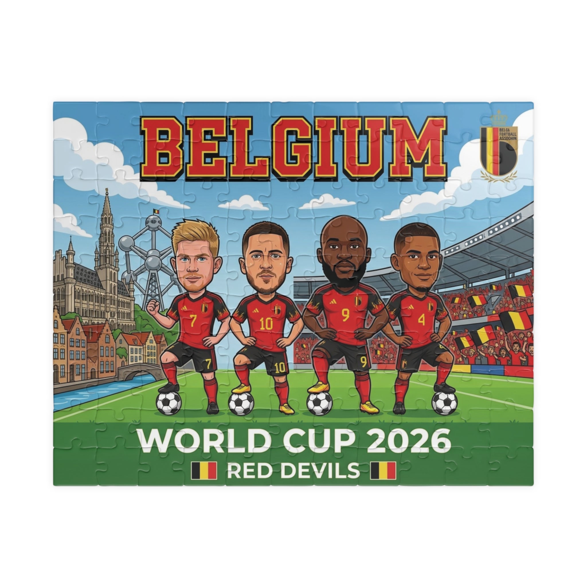 Belgium World Cup 2026 Puzzle - 110 pcs