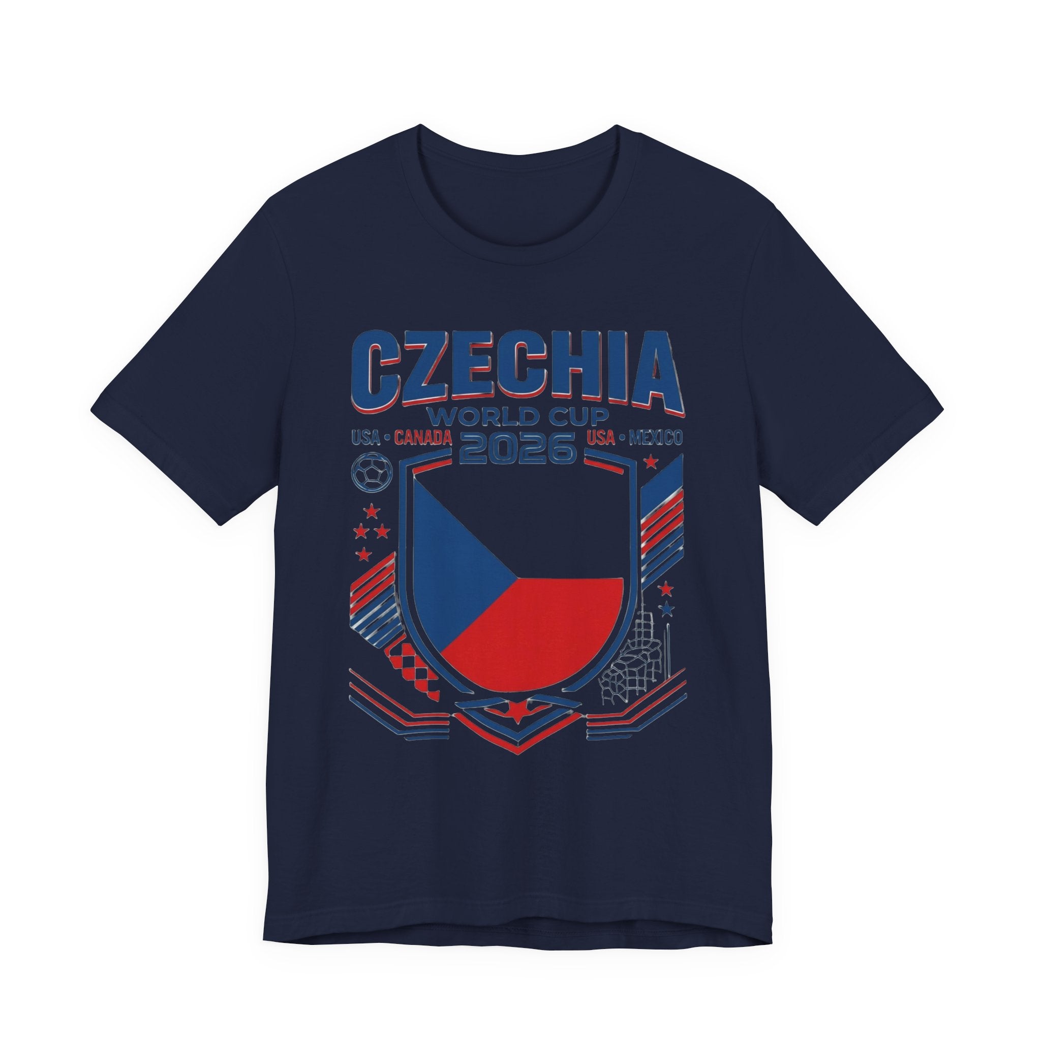 Czech Republic World Cup 2026 Tee | Czech Republic Football Crest, USA Canada Mexico