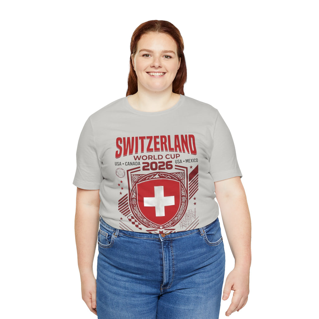 Camiseta de Suiza para el Mundial 2026 | Escudo de la selección de Suiza, EE. UU., Canadá, México