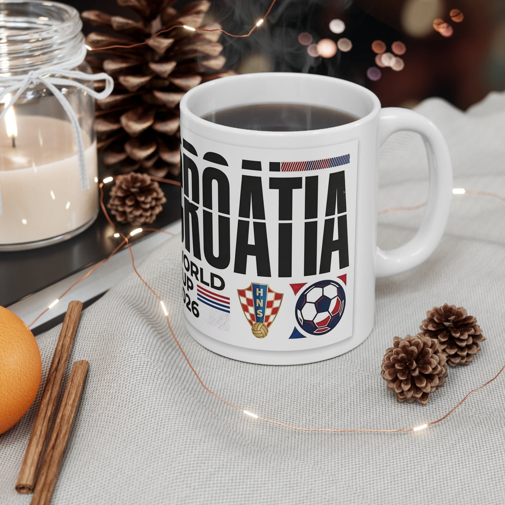 Croatia World Cup 2026 Mug — Soccer Fan Coffee Cup